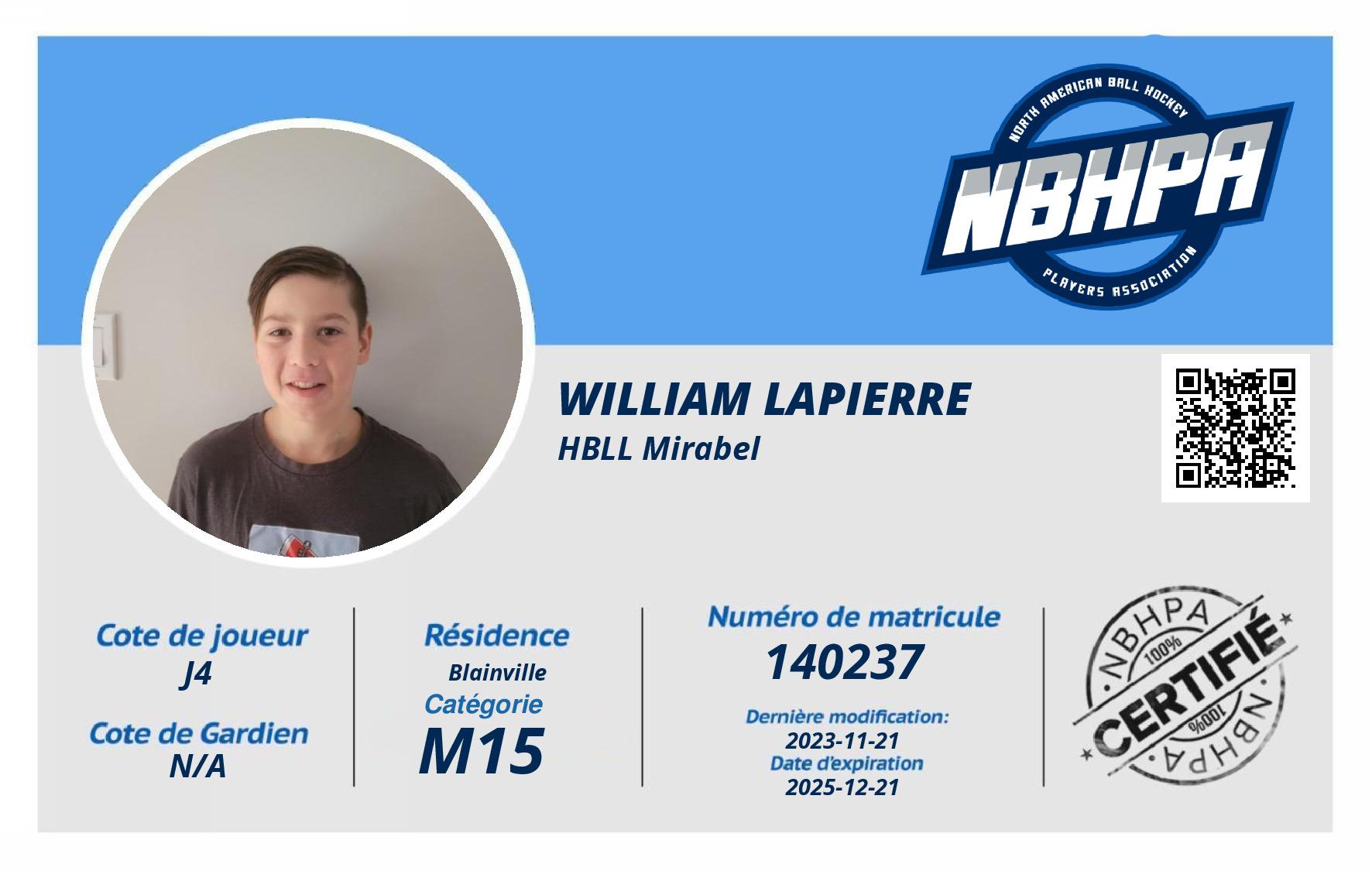 William Lapierre