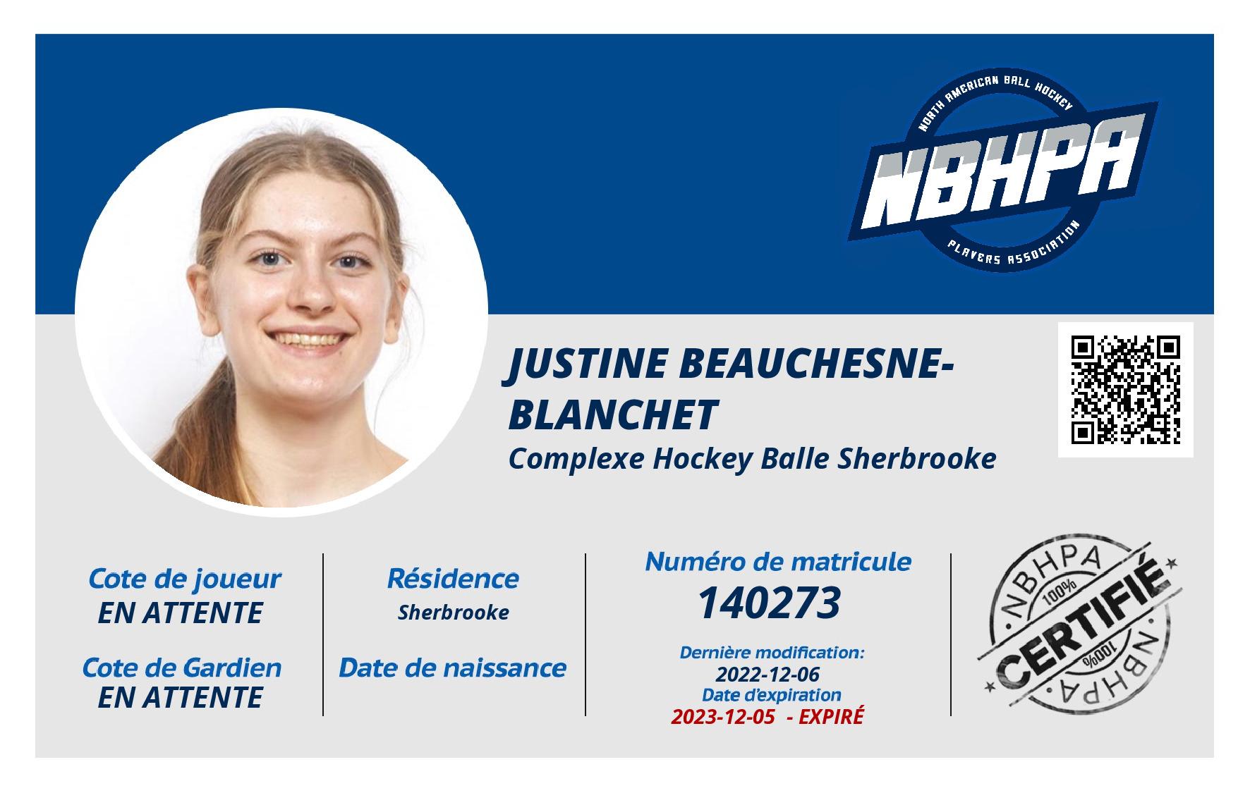 Justine Beauchesne-Blanchet