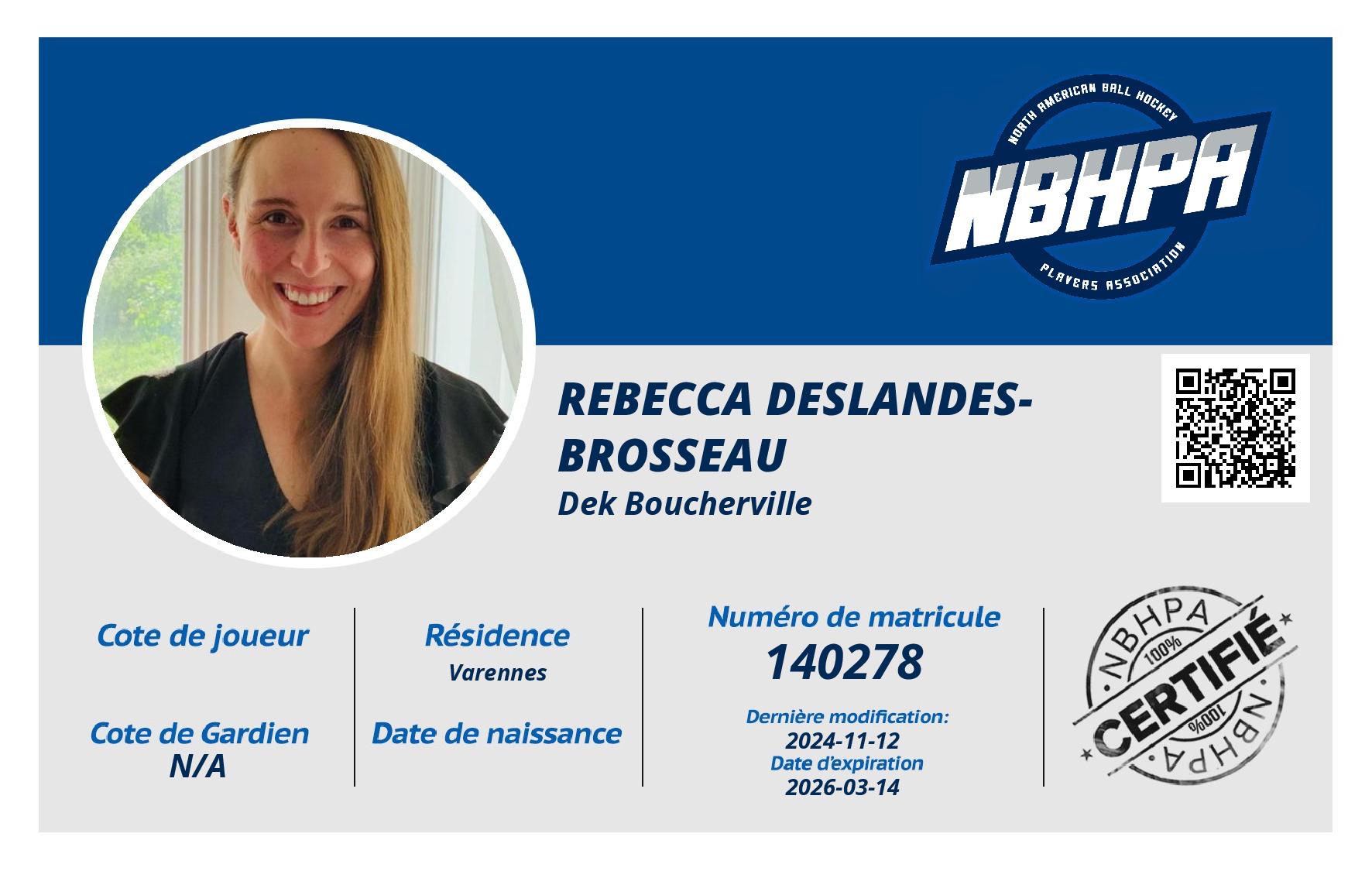 Rebecca Deslandes-Brosseau
