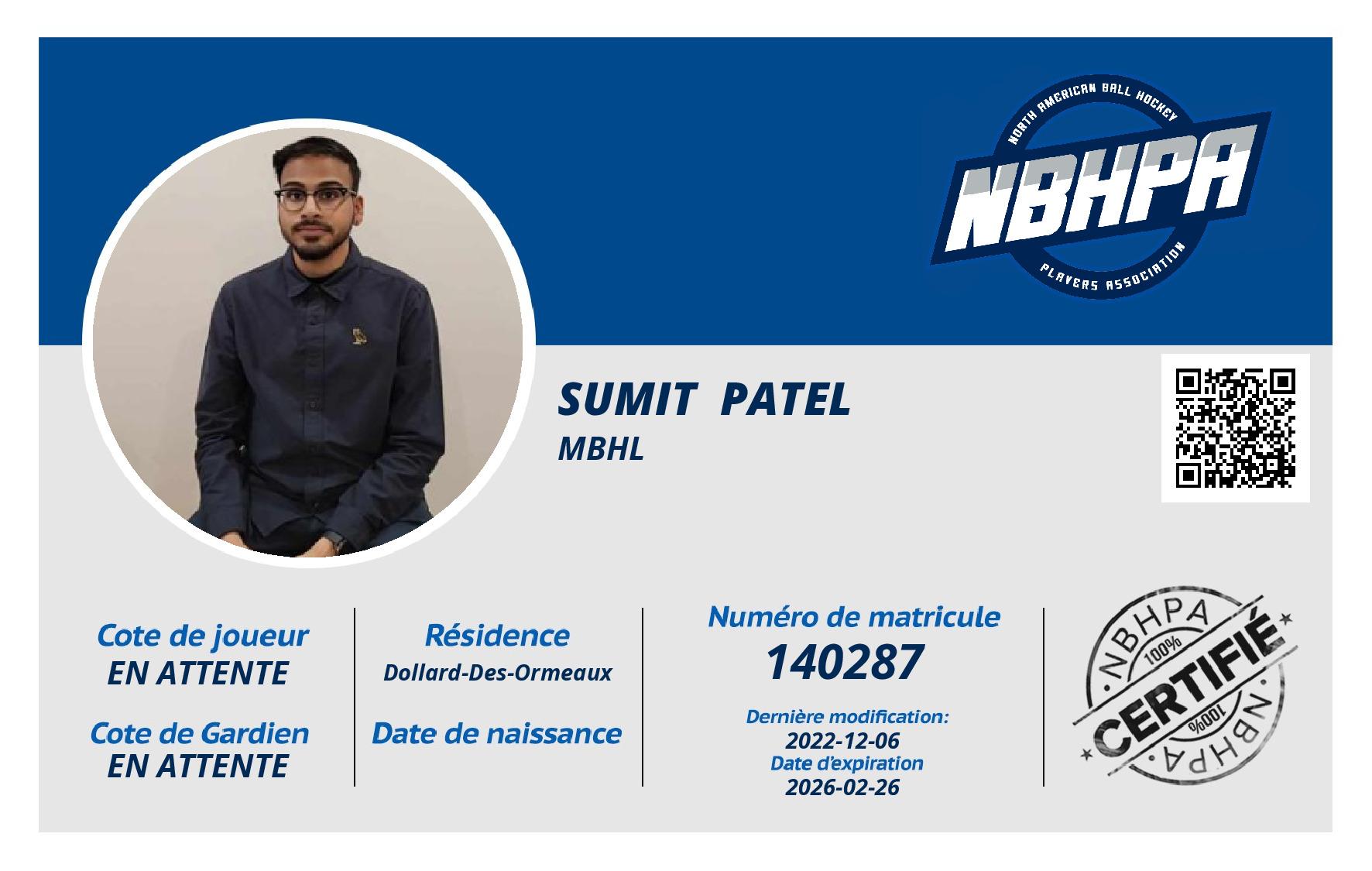 Sumit  Patel