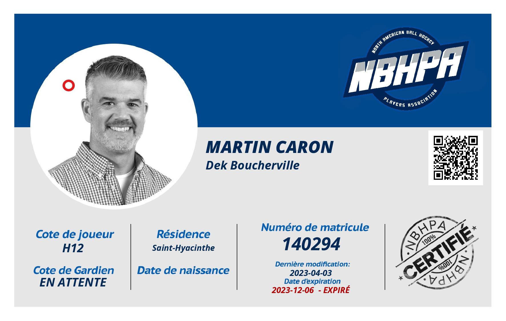 Martin Caron