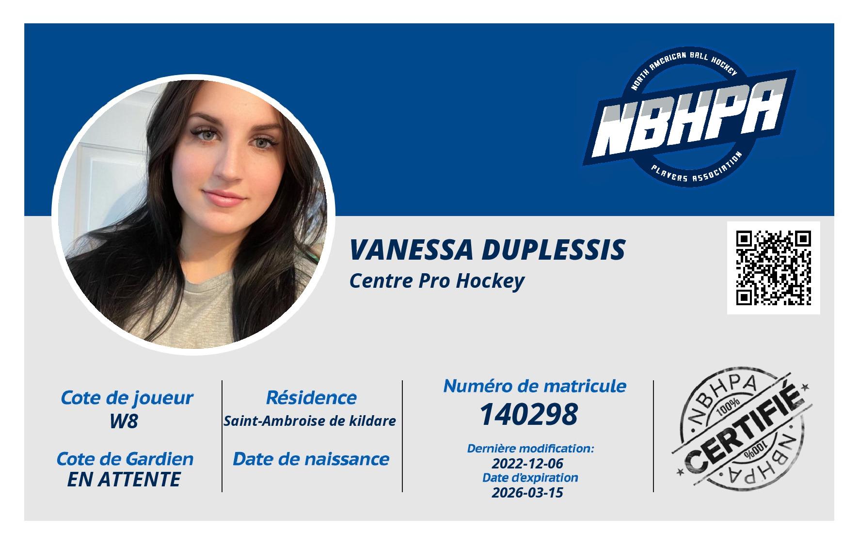 Vanessa Duplessis