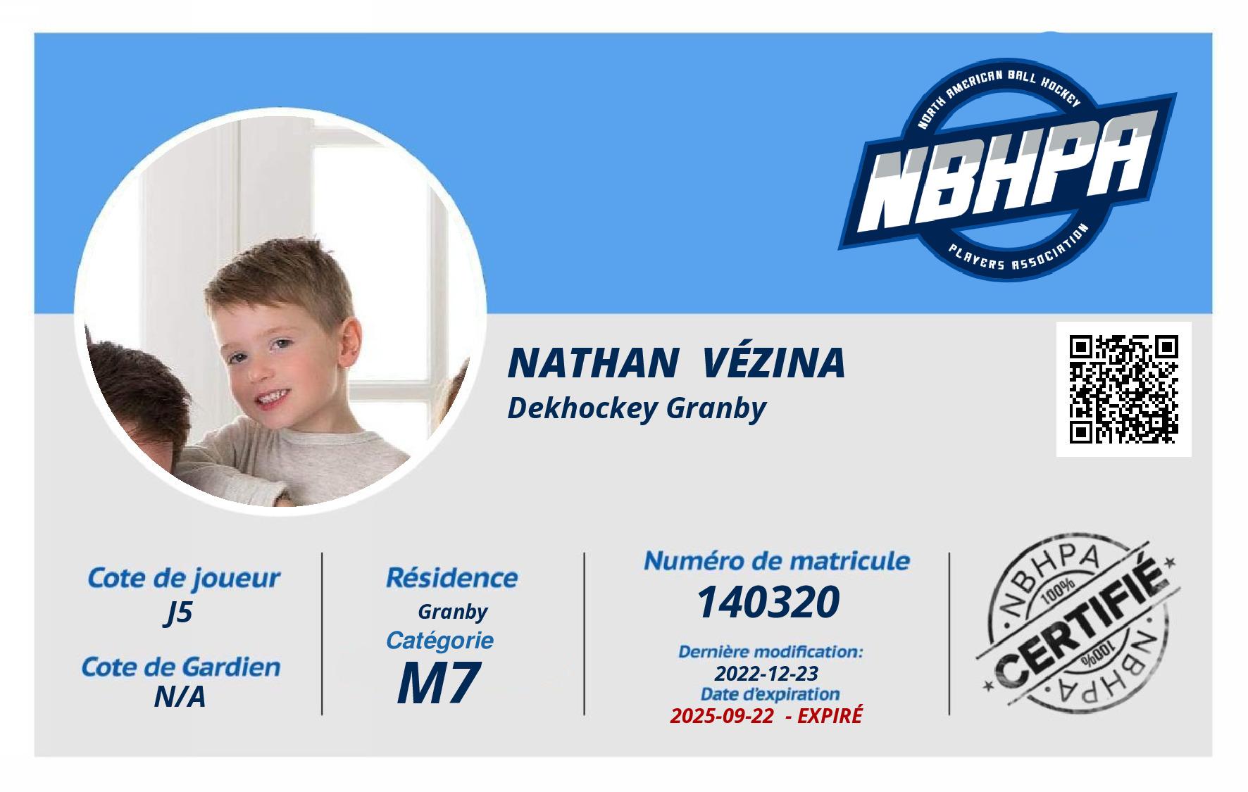 Nathan  Vézina 