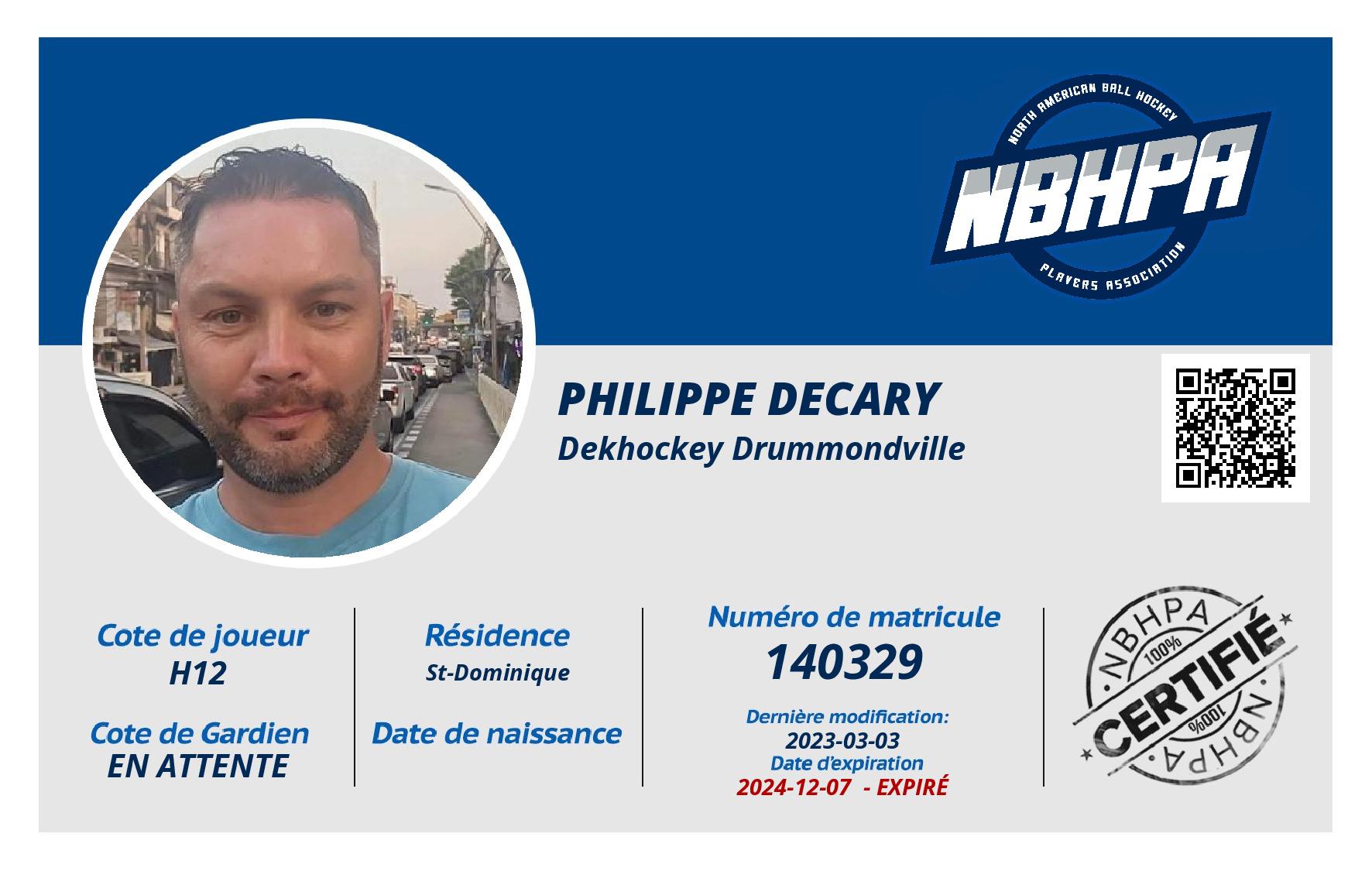 Philippe Decary