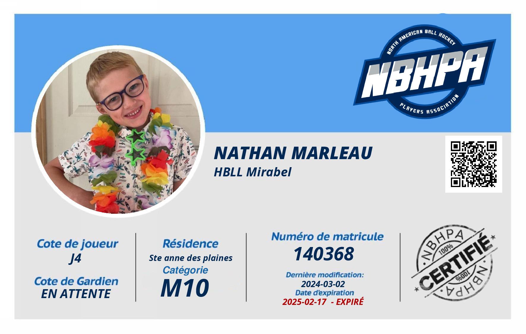Nathan Marleau