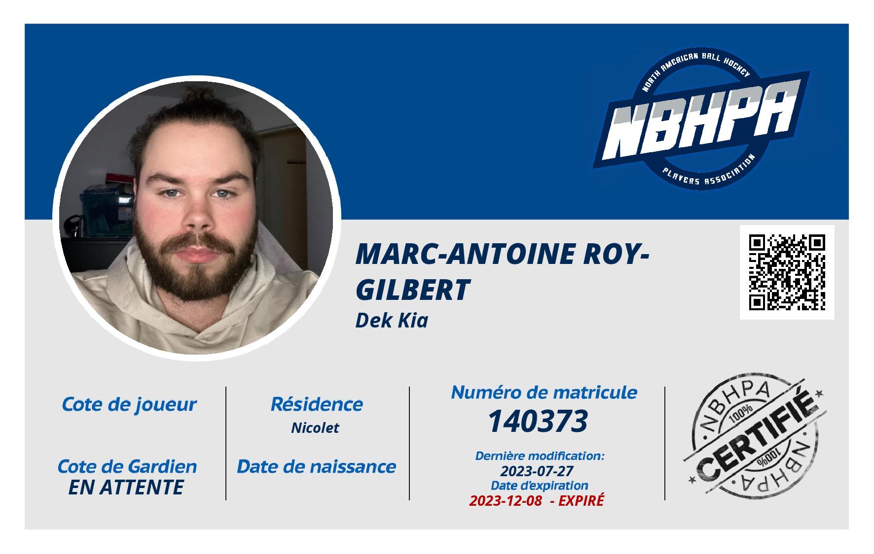 Marc-Antoine Roy-Gilbert