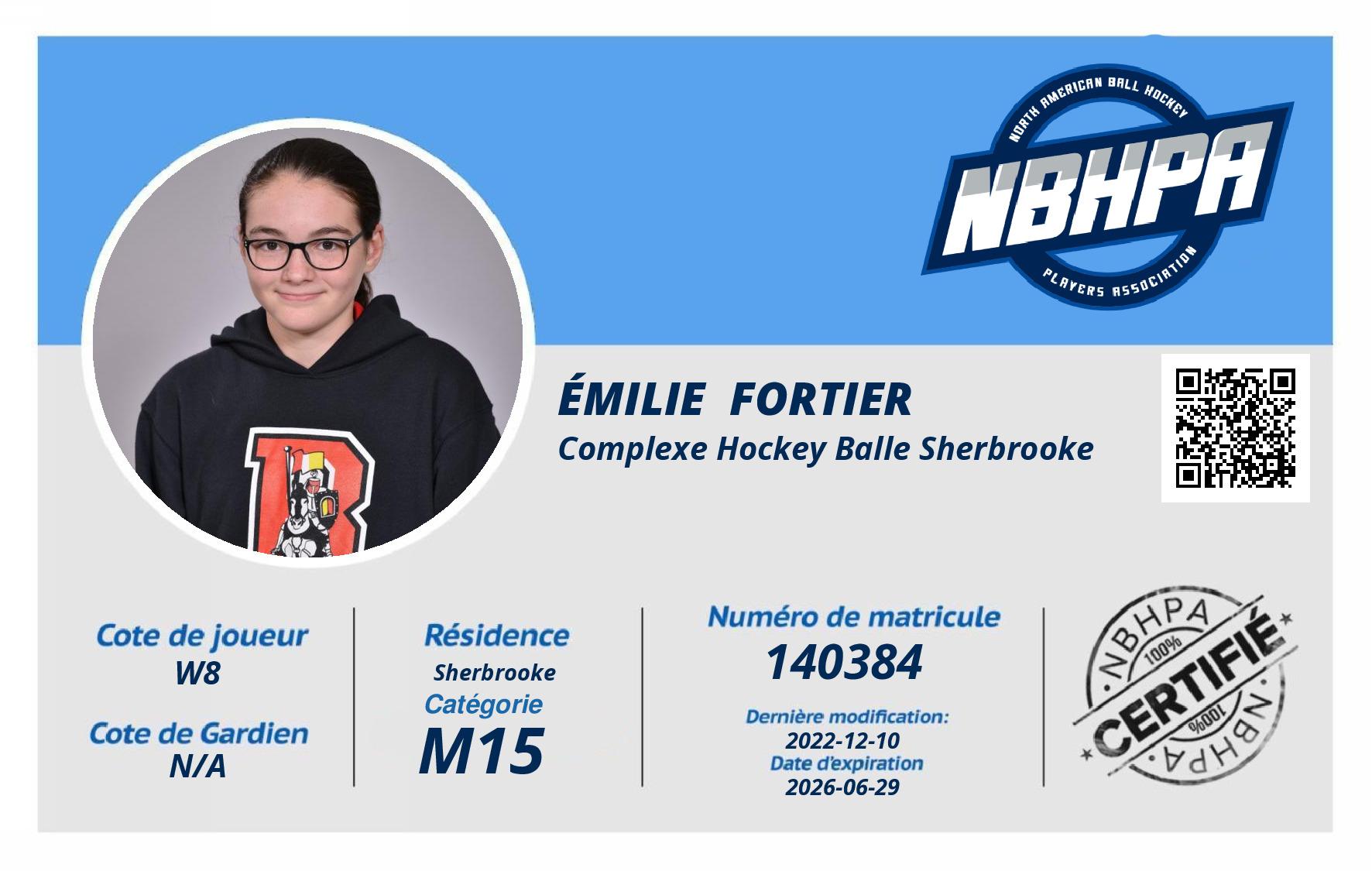 Émilie  Fortier