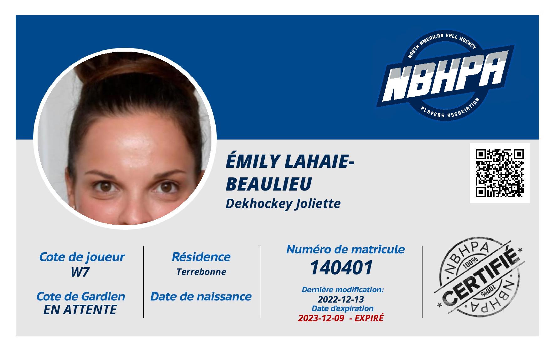 Émily Lahaie-Beaulieu