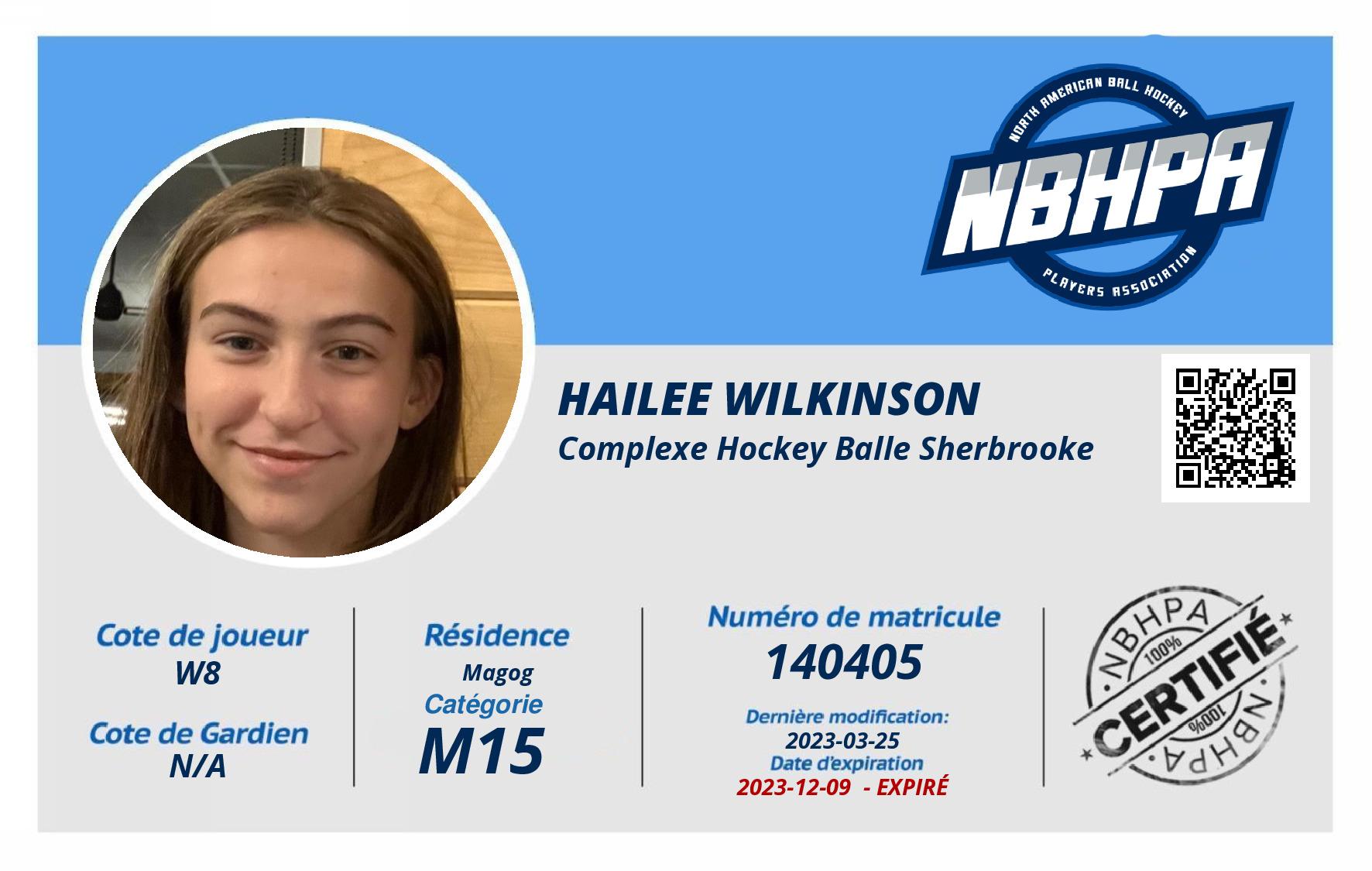Hailee Wilkinson