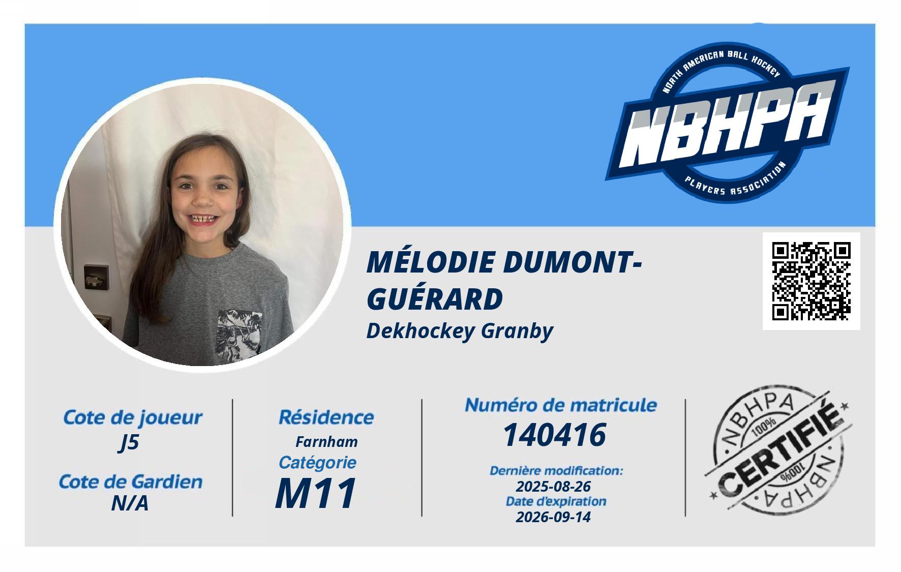 Mélodie Dumont-Guérard