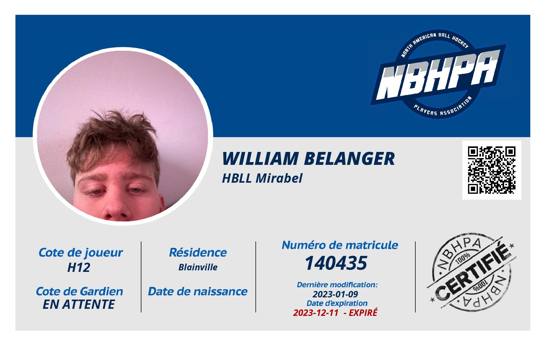 William Belanger