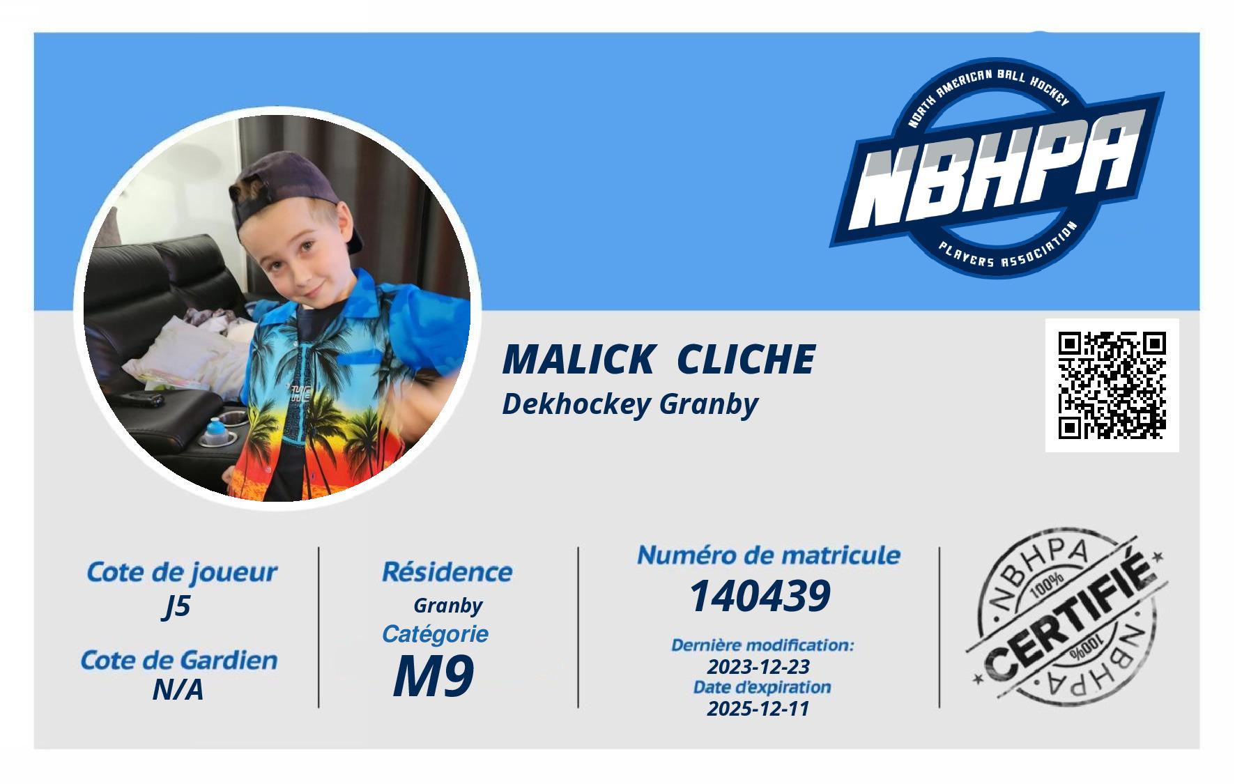 Malick  Cliche 