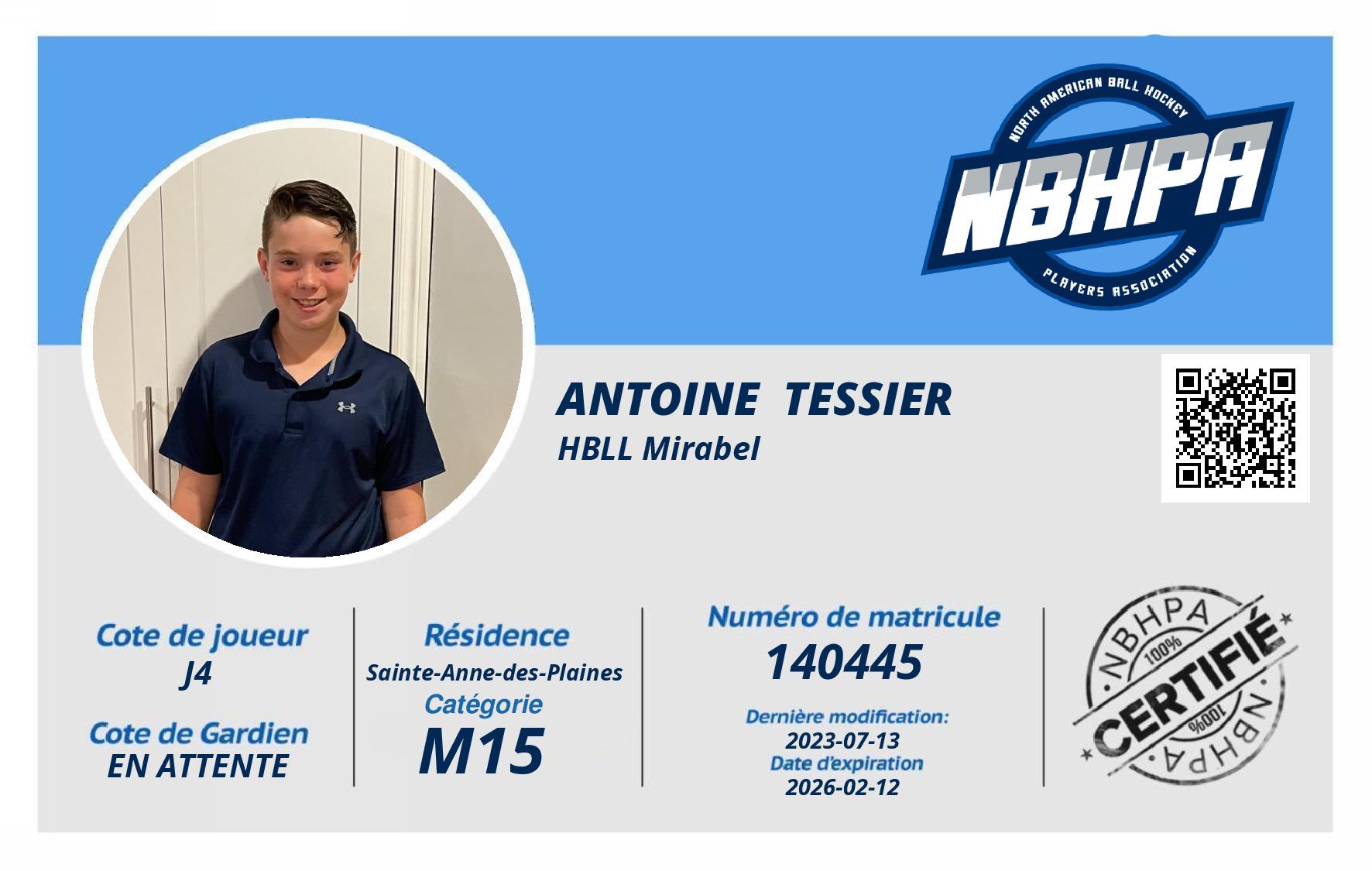 Antoine  Tessier