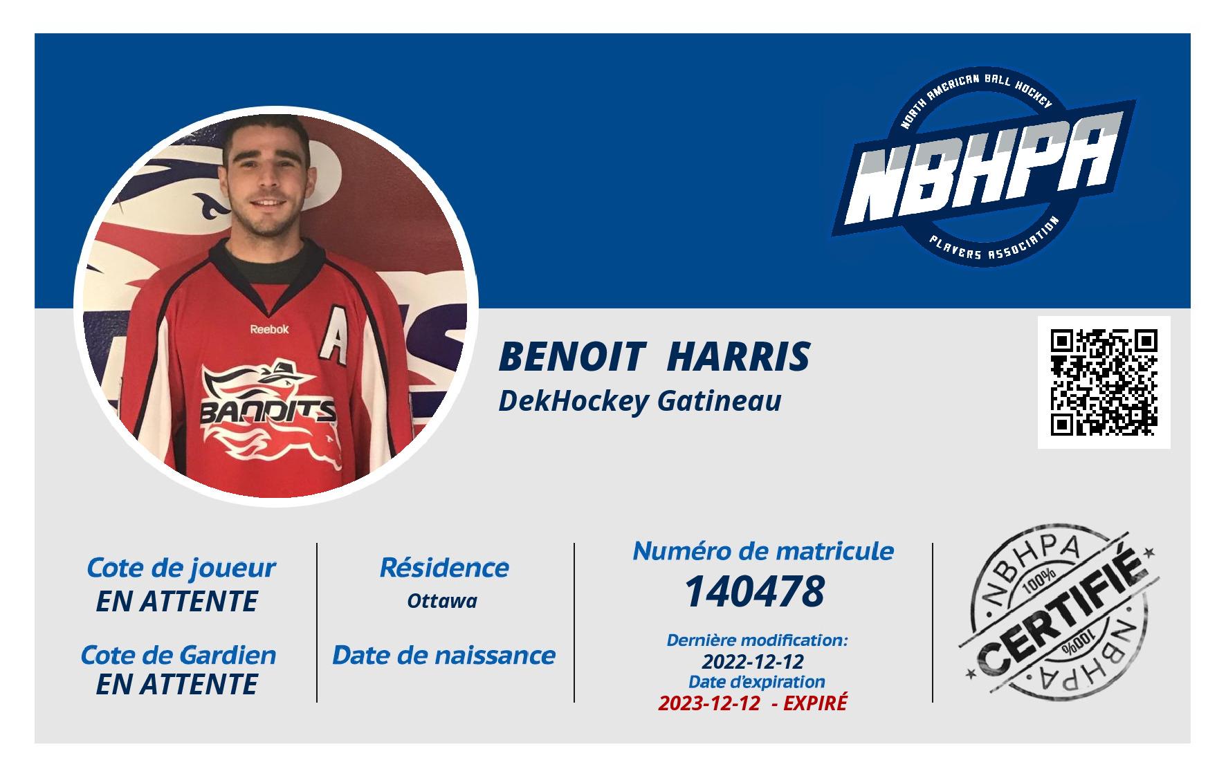 Benoit  Harris 