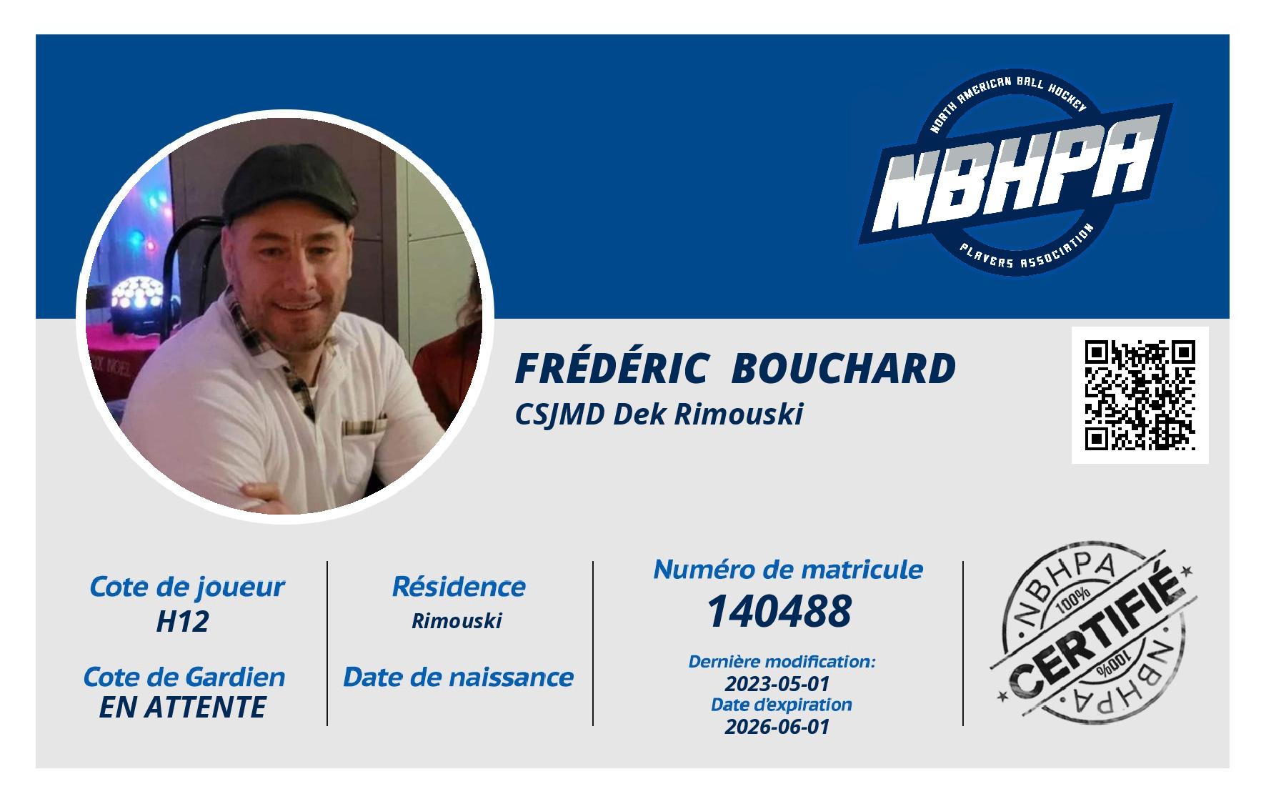 Frédéric  Bouchard 
