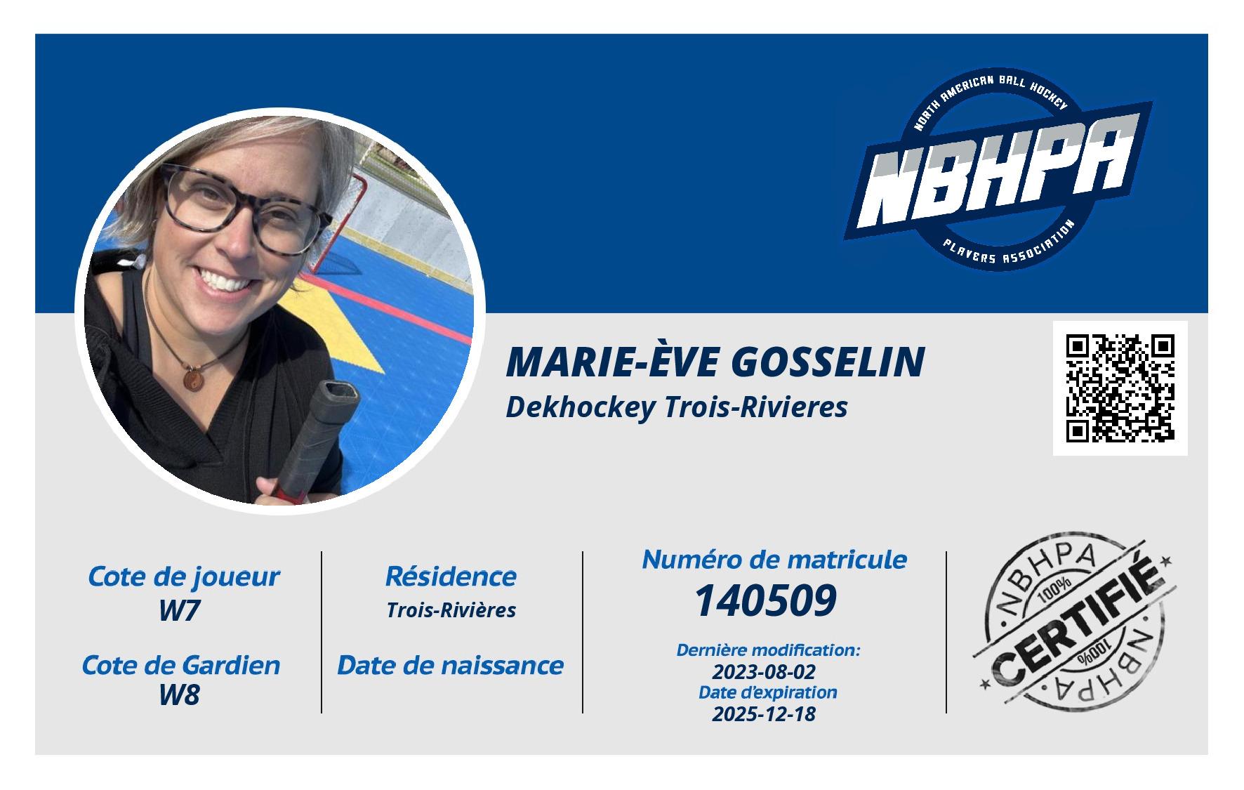 Marie-Ève Gosselin