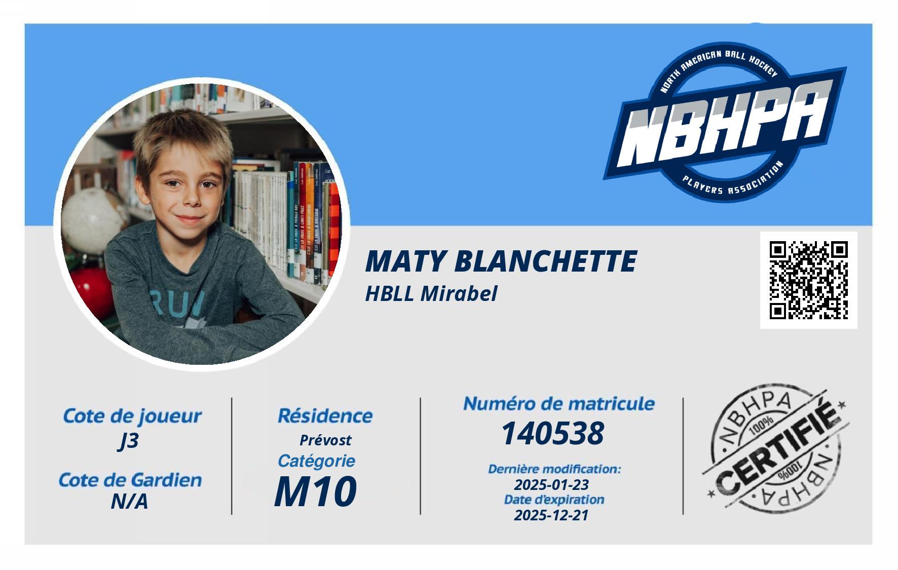 Maty Blanchette