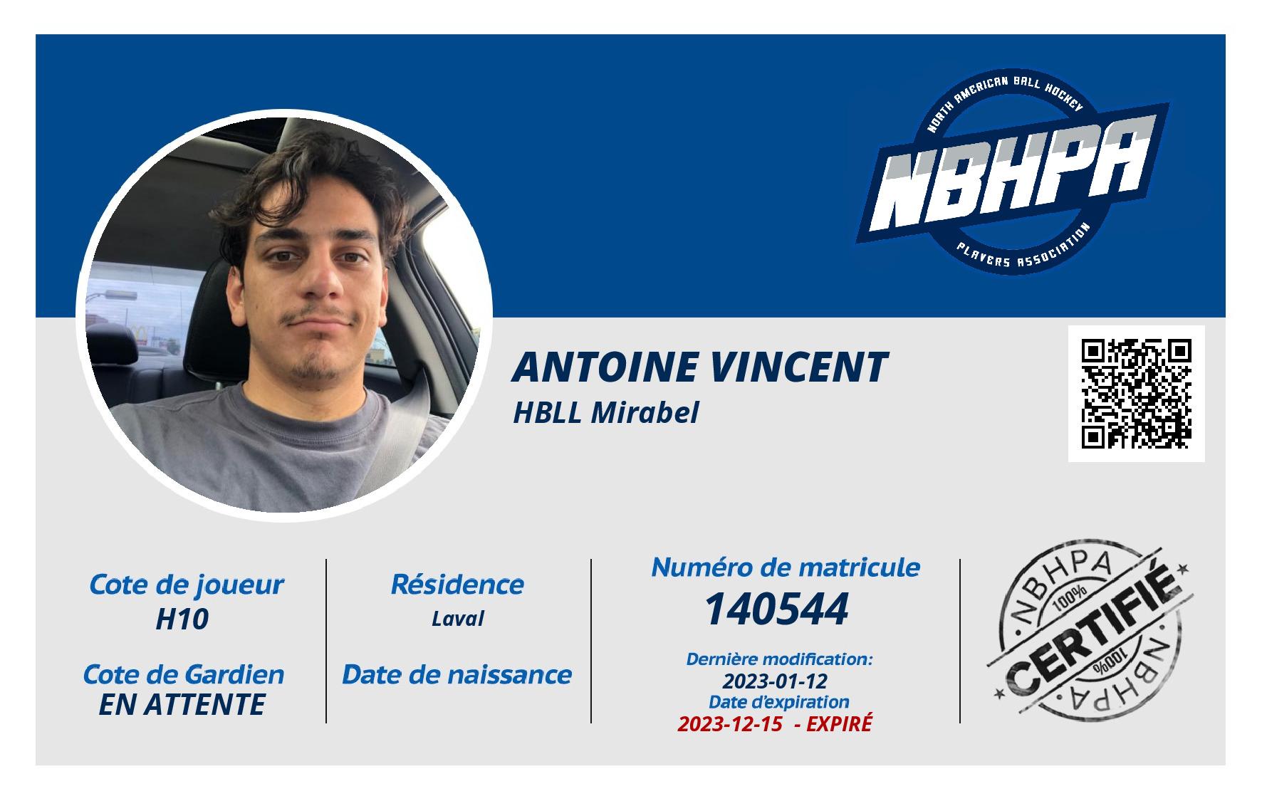 Antoine Vincent