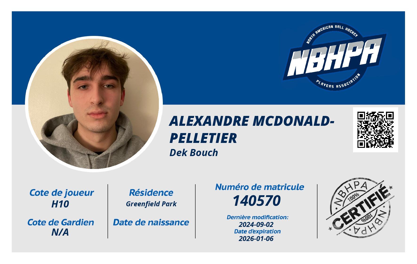 Alexandre McDonald-Pelletier