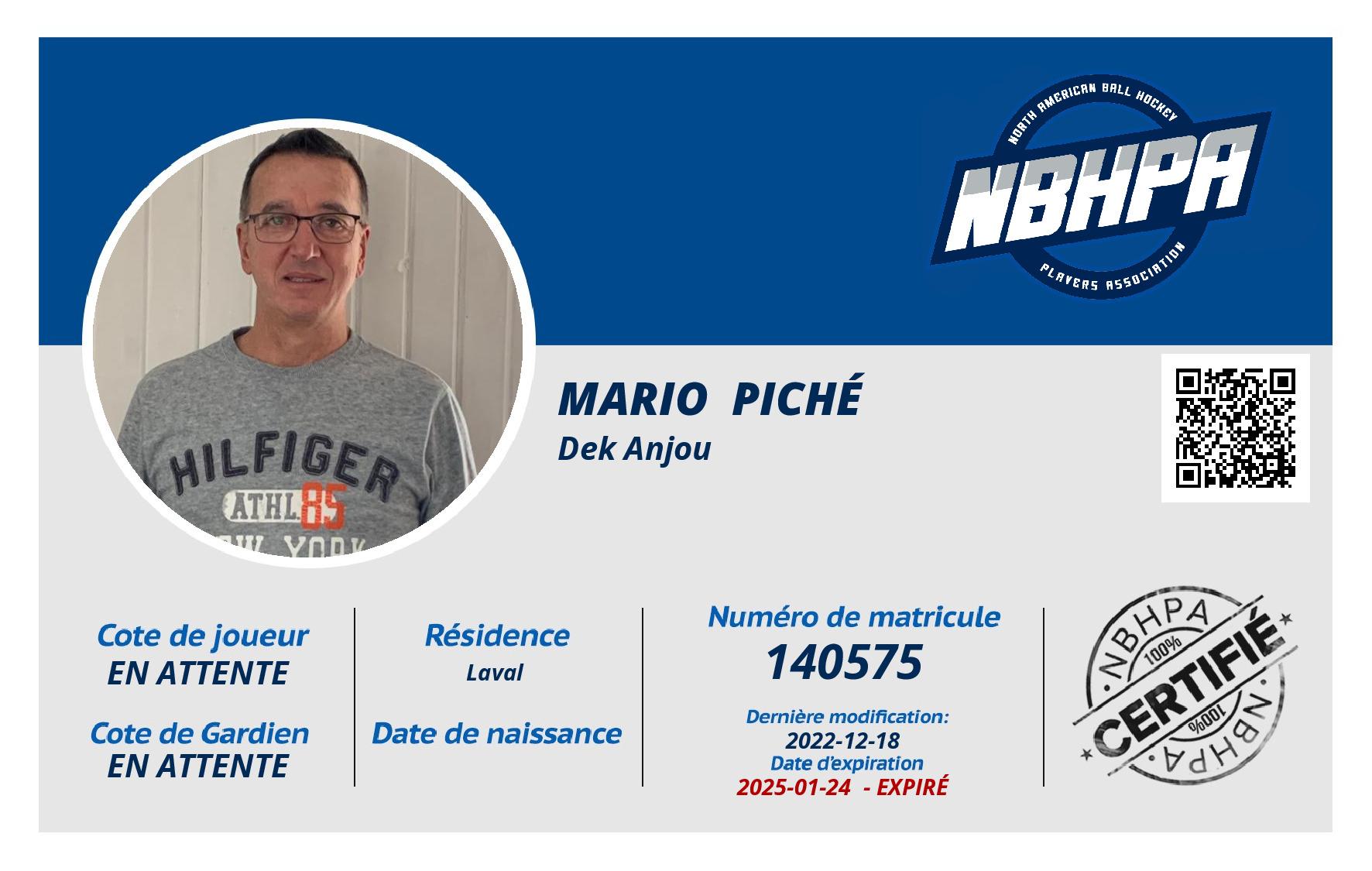 Mario  Piché 