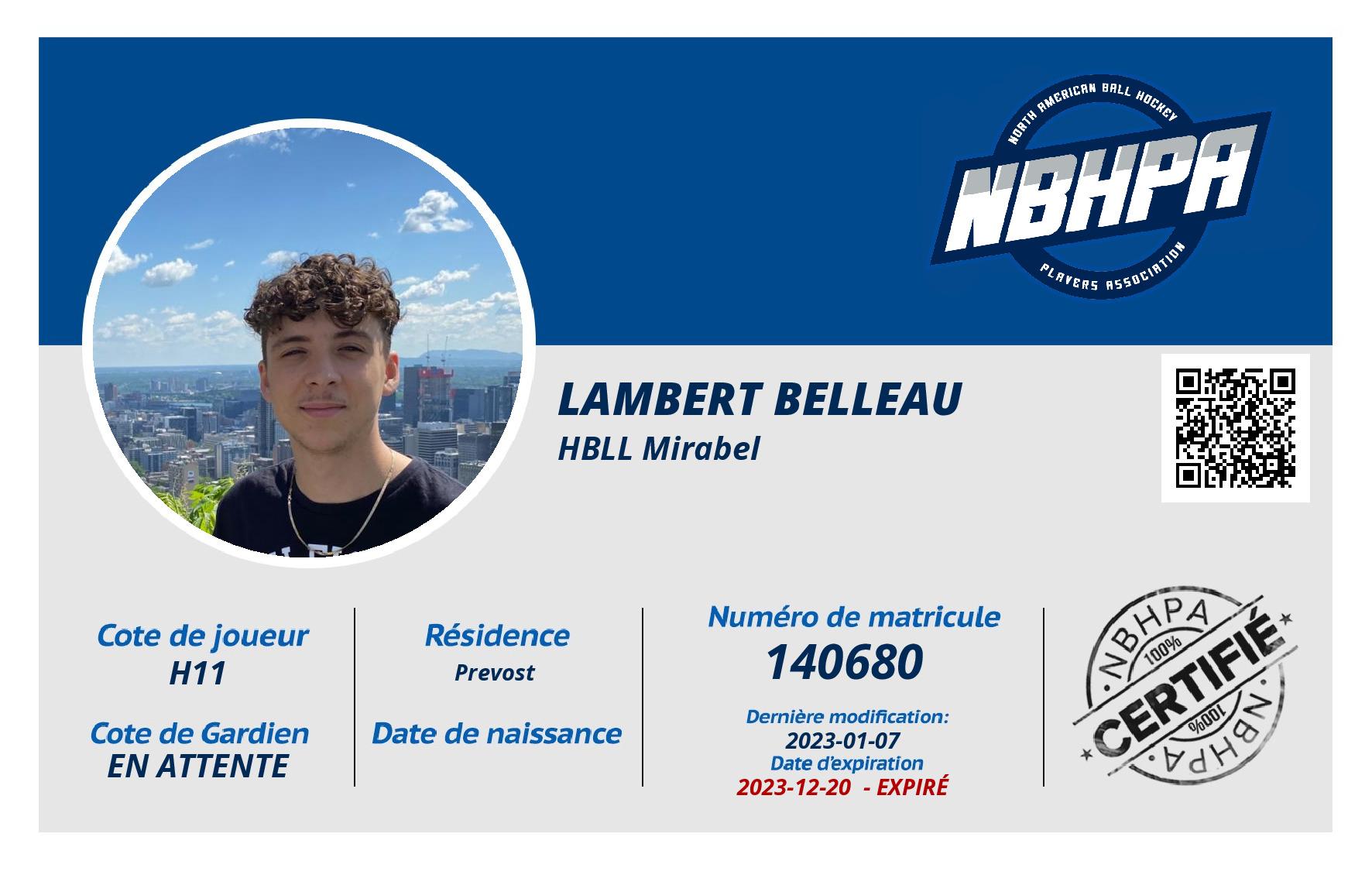 Lambert Belleau