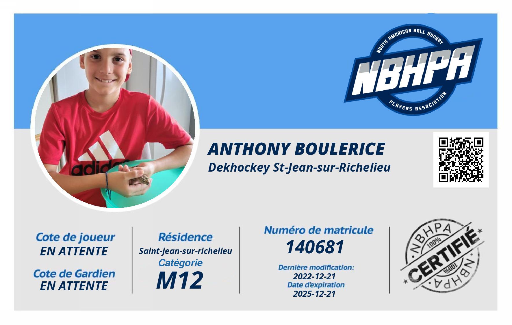 Anthony Boulerice