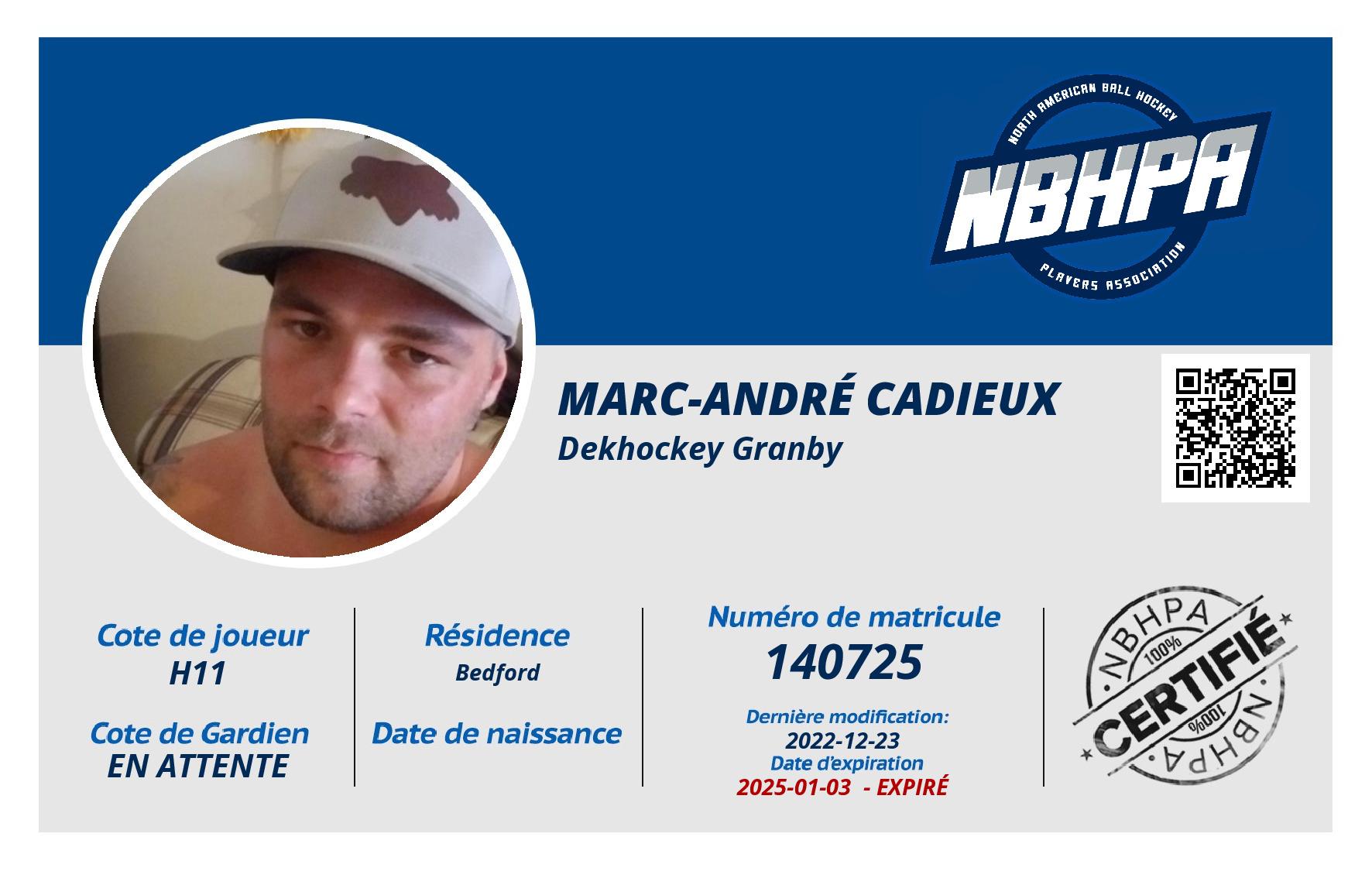 Marc-André Cadieux