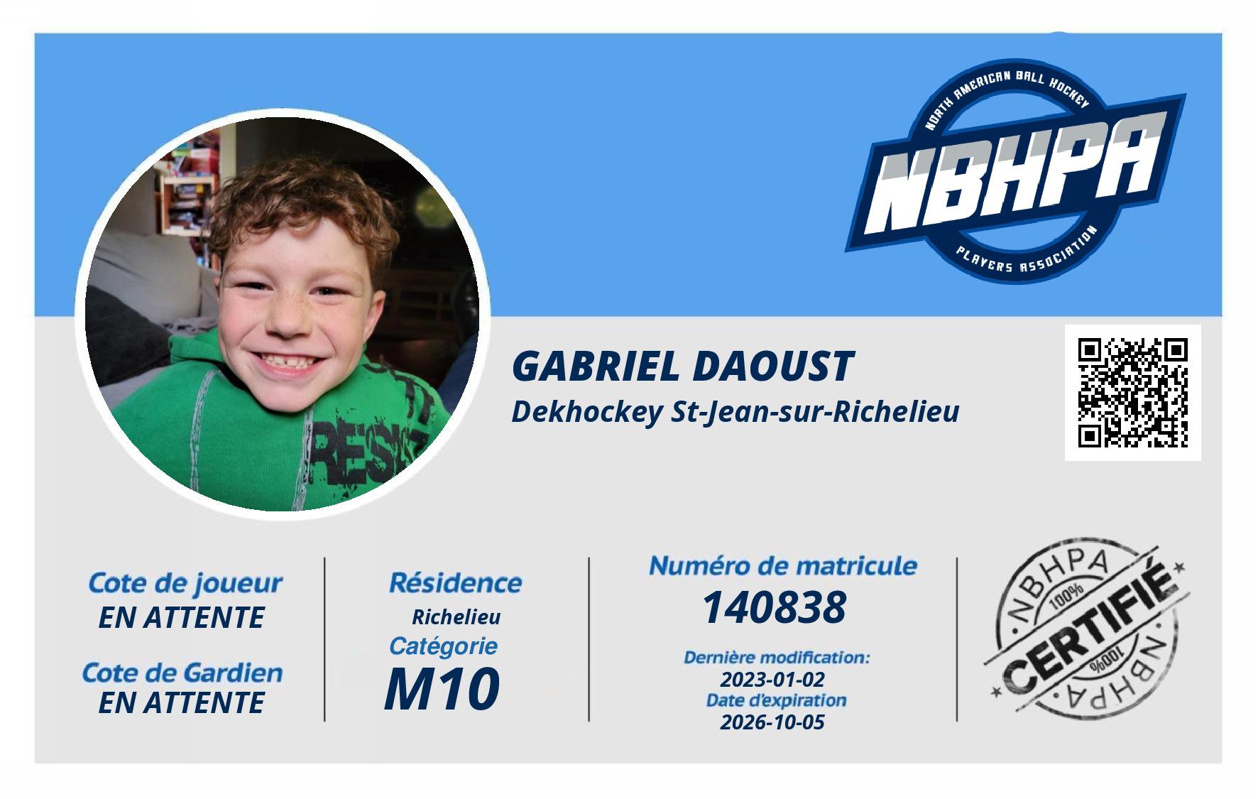 Gabriel Daoust