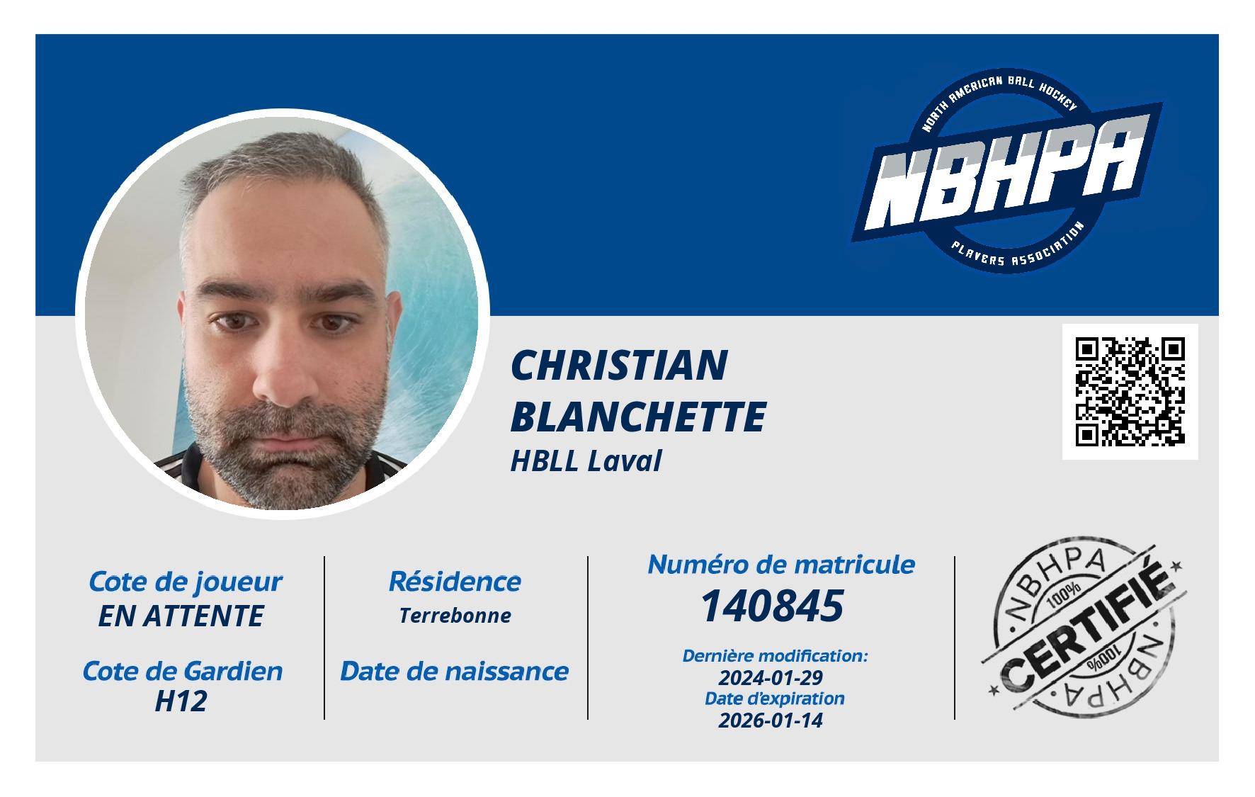 Christian Blanchette