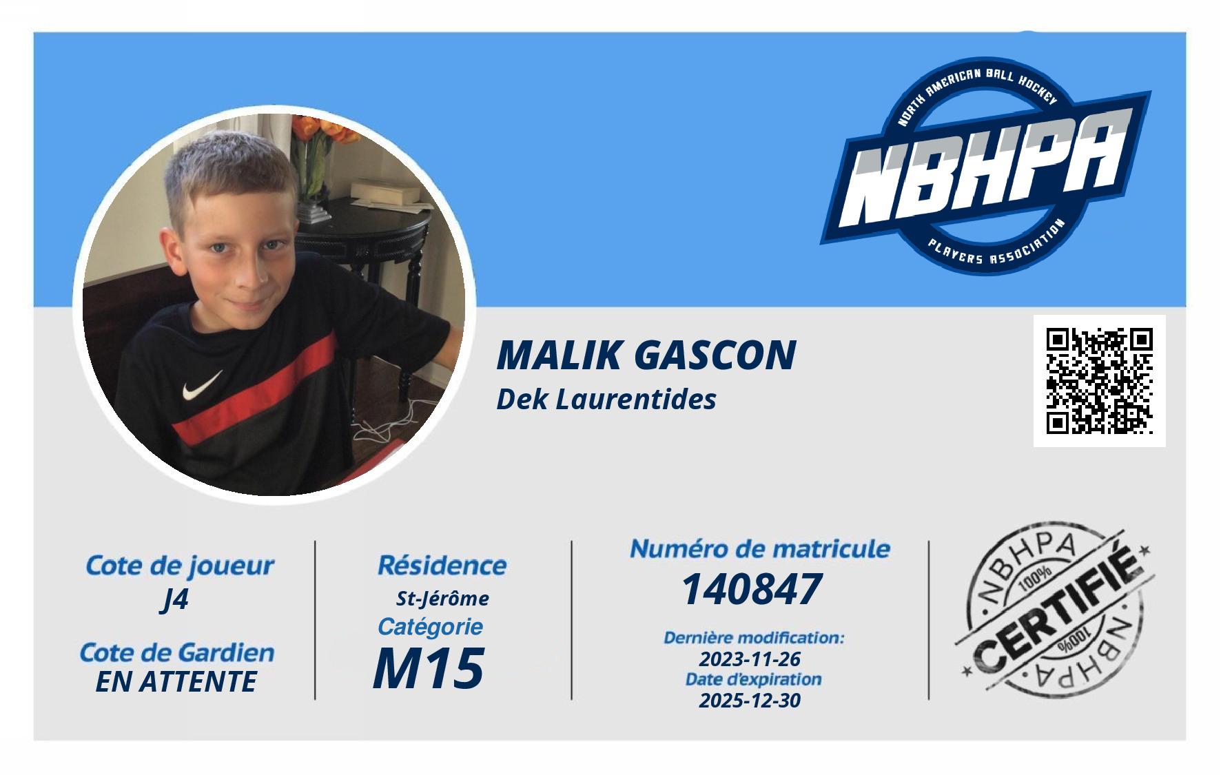 Malik Gascon