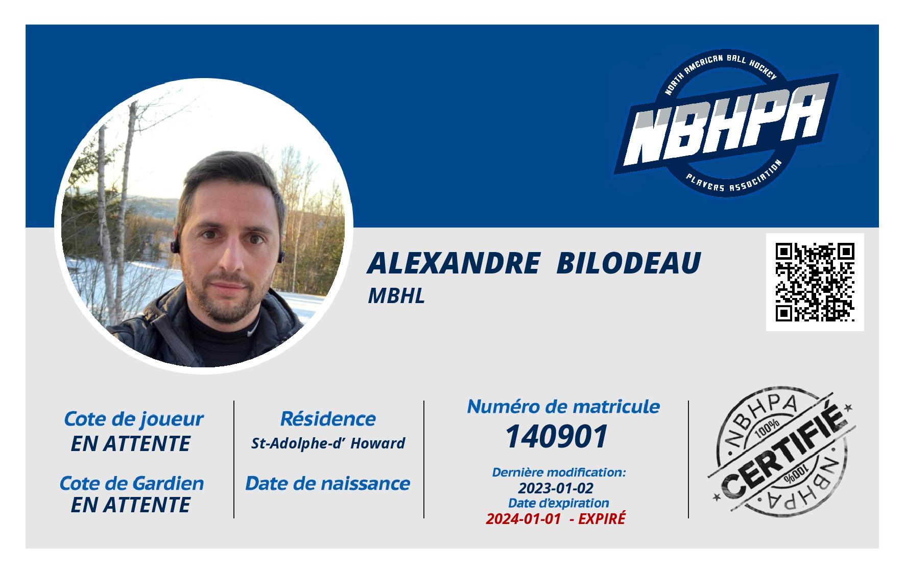 Alexandre  Bilodeau 
