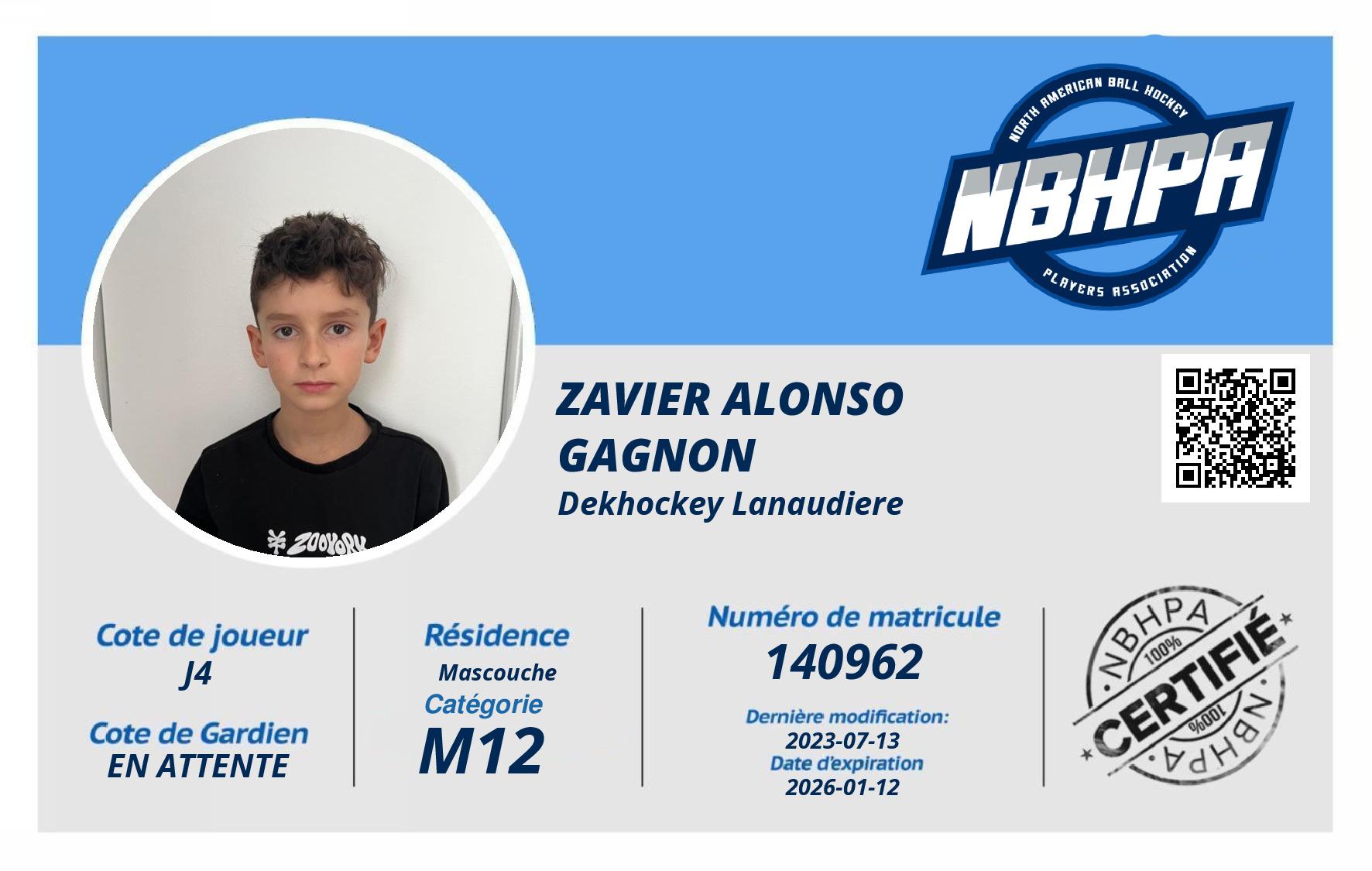 Zavier Alonso Gagnon