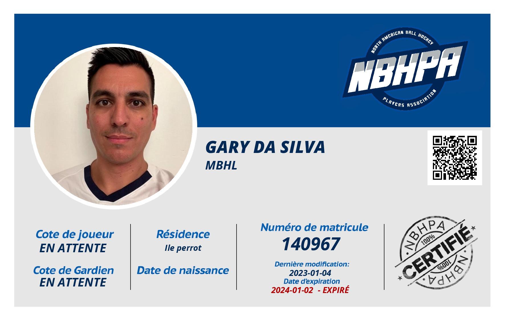 Gary Da Silva