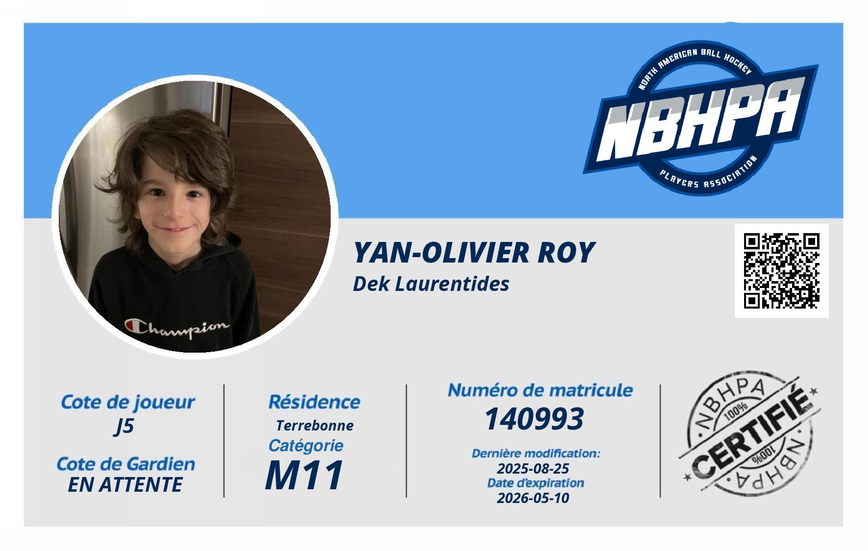 Yan-Olivier Roy