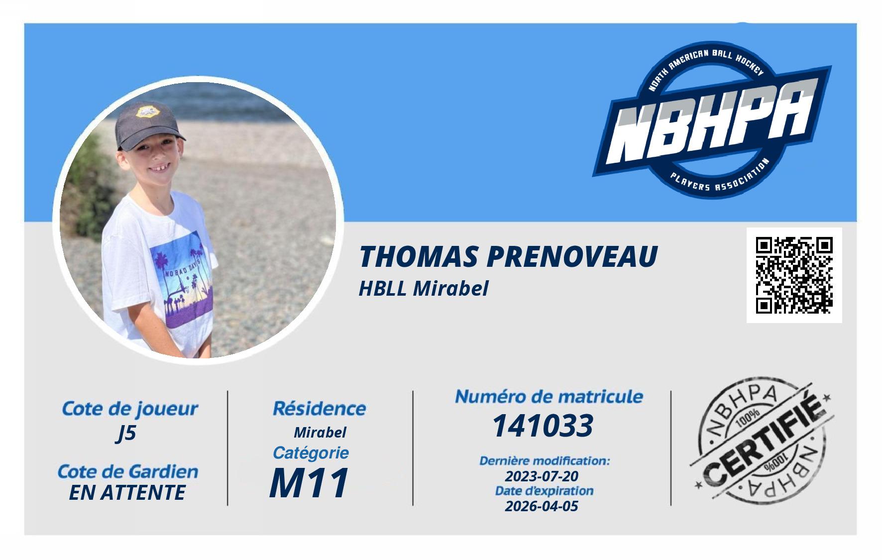 Thomas Prenoveau 