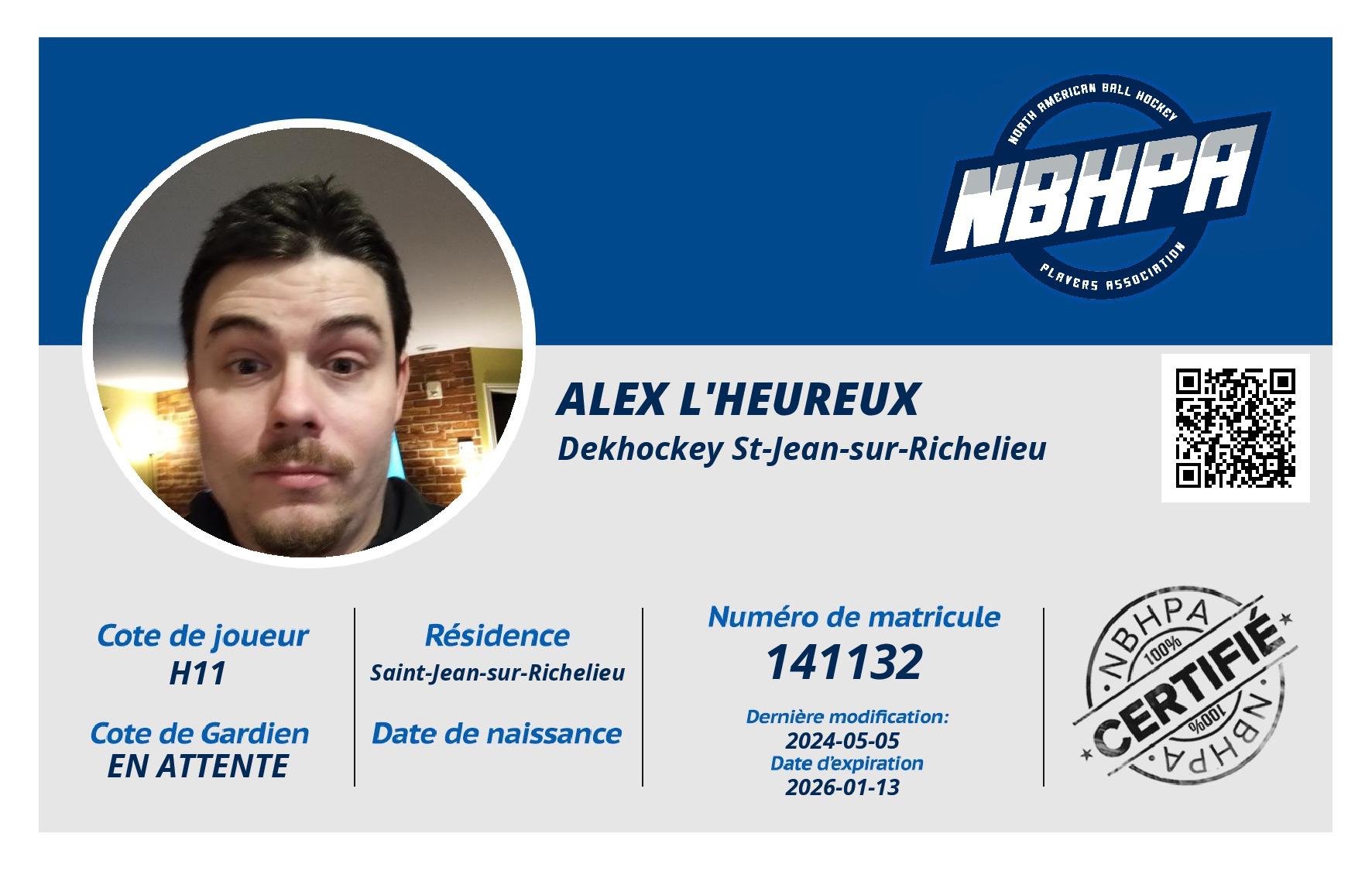 Alex L'Heureux
