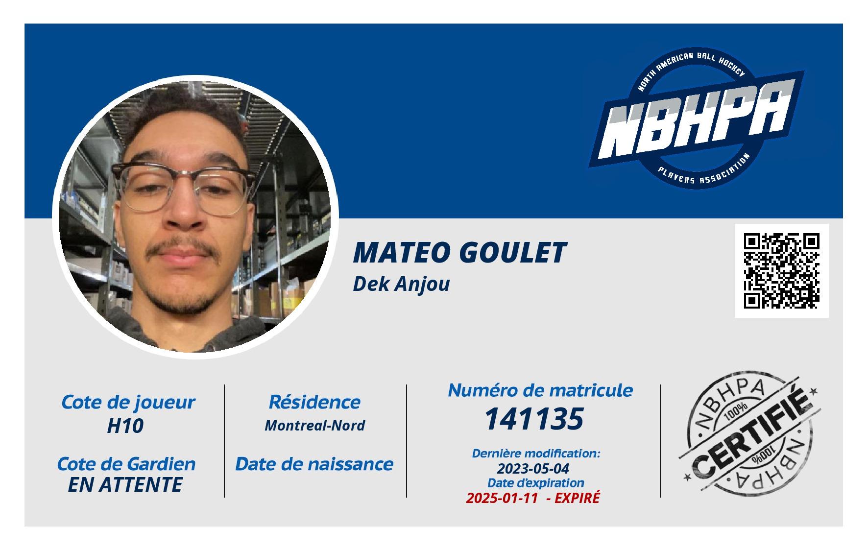 Mateo Goulet