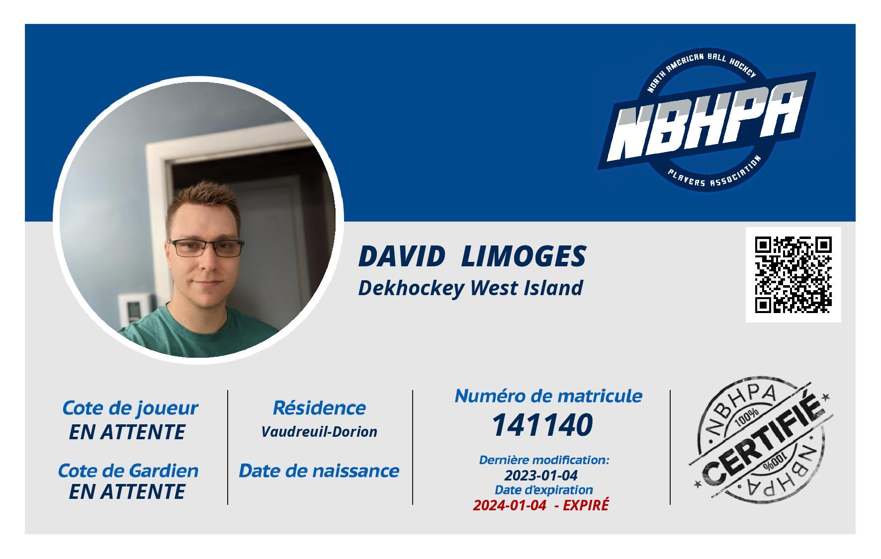 David  Limoges
