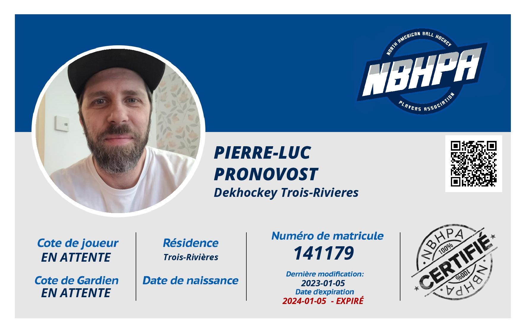 Pierre-Luc Pronovost