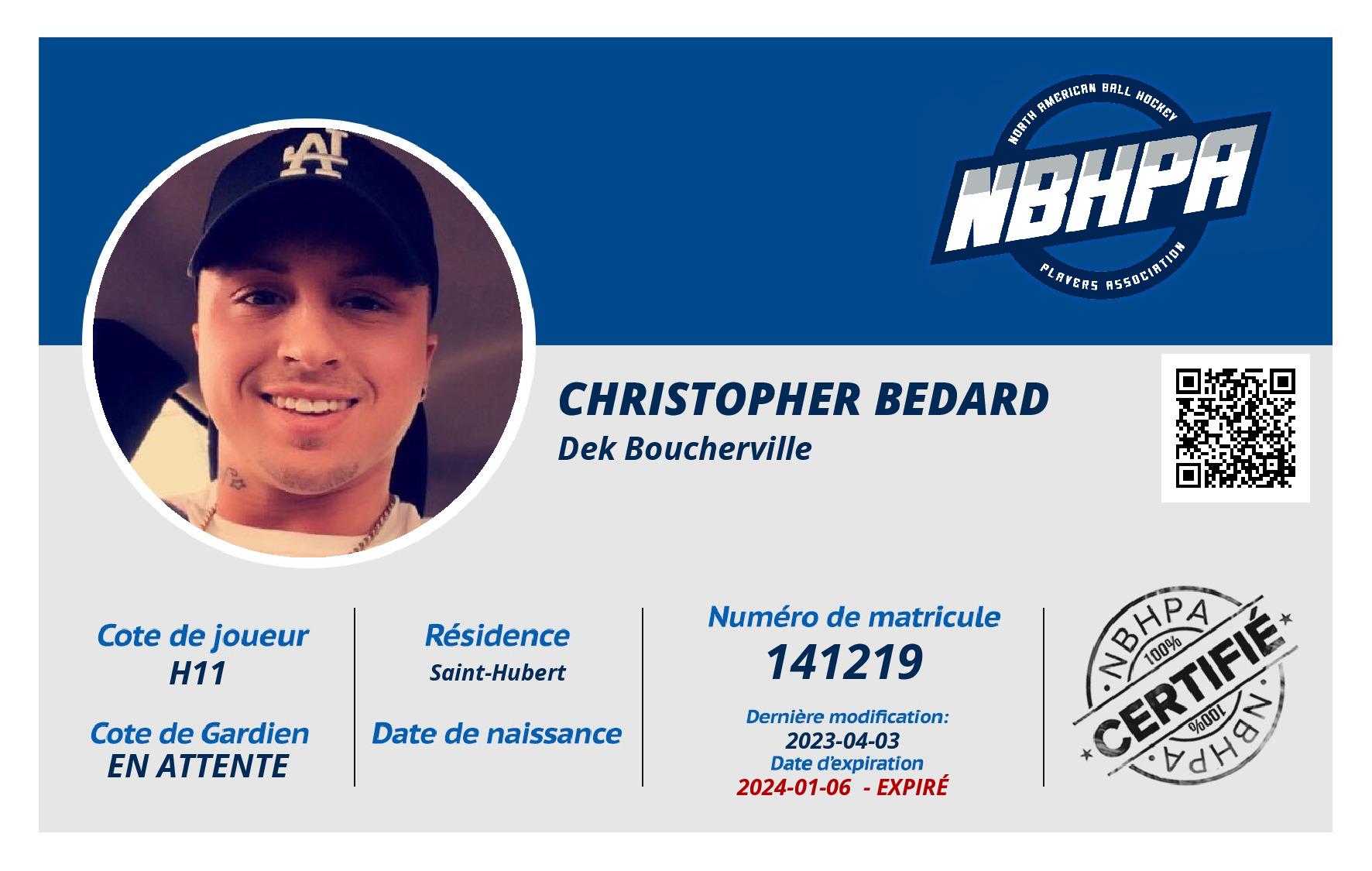 Christopher Bedard