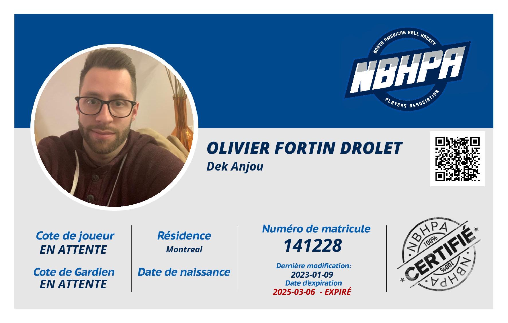 Olivier Fortin Drolet