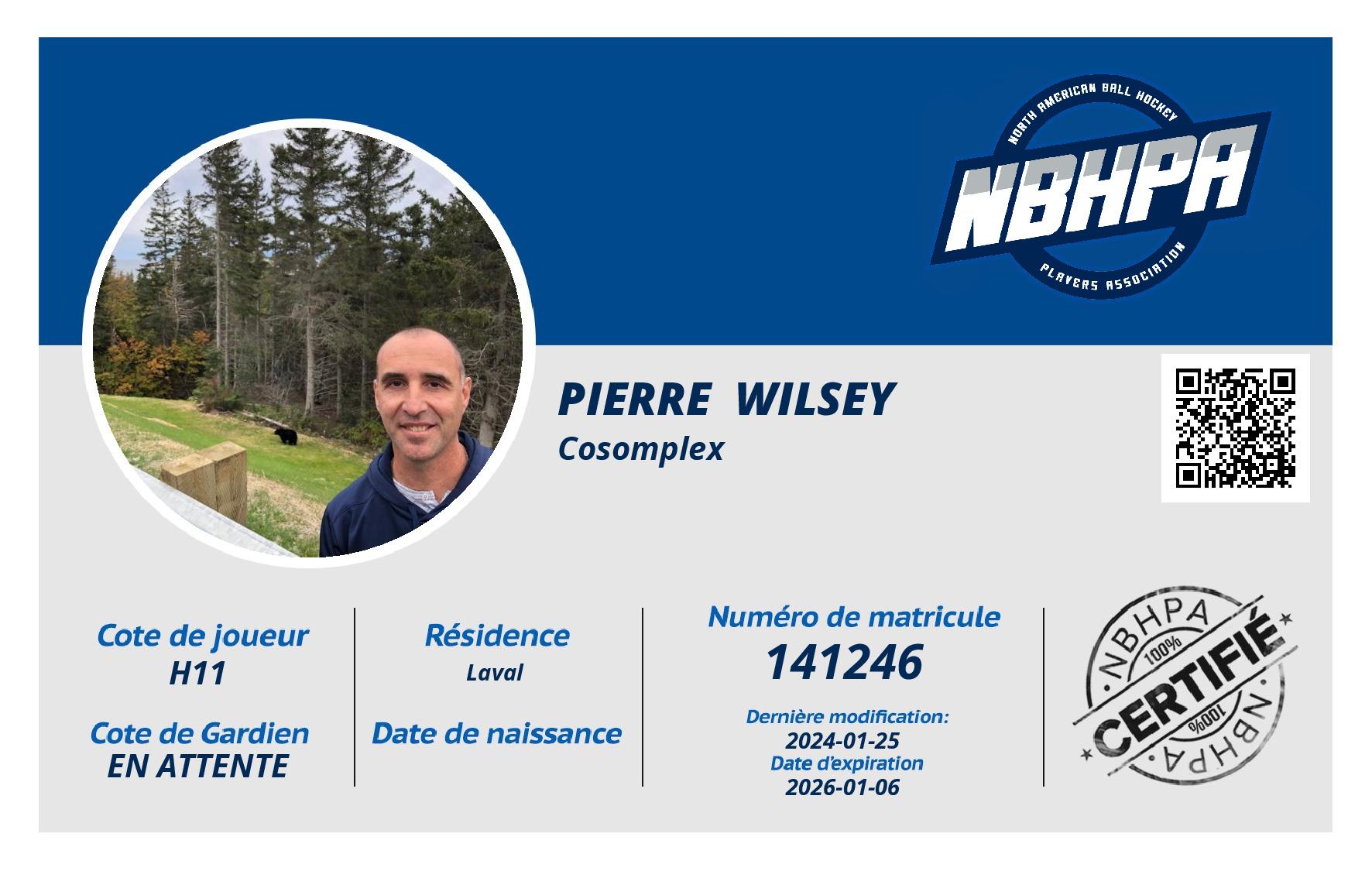 Pierre  Wilsey