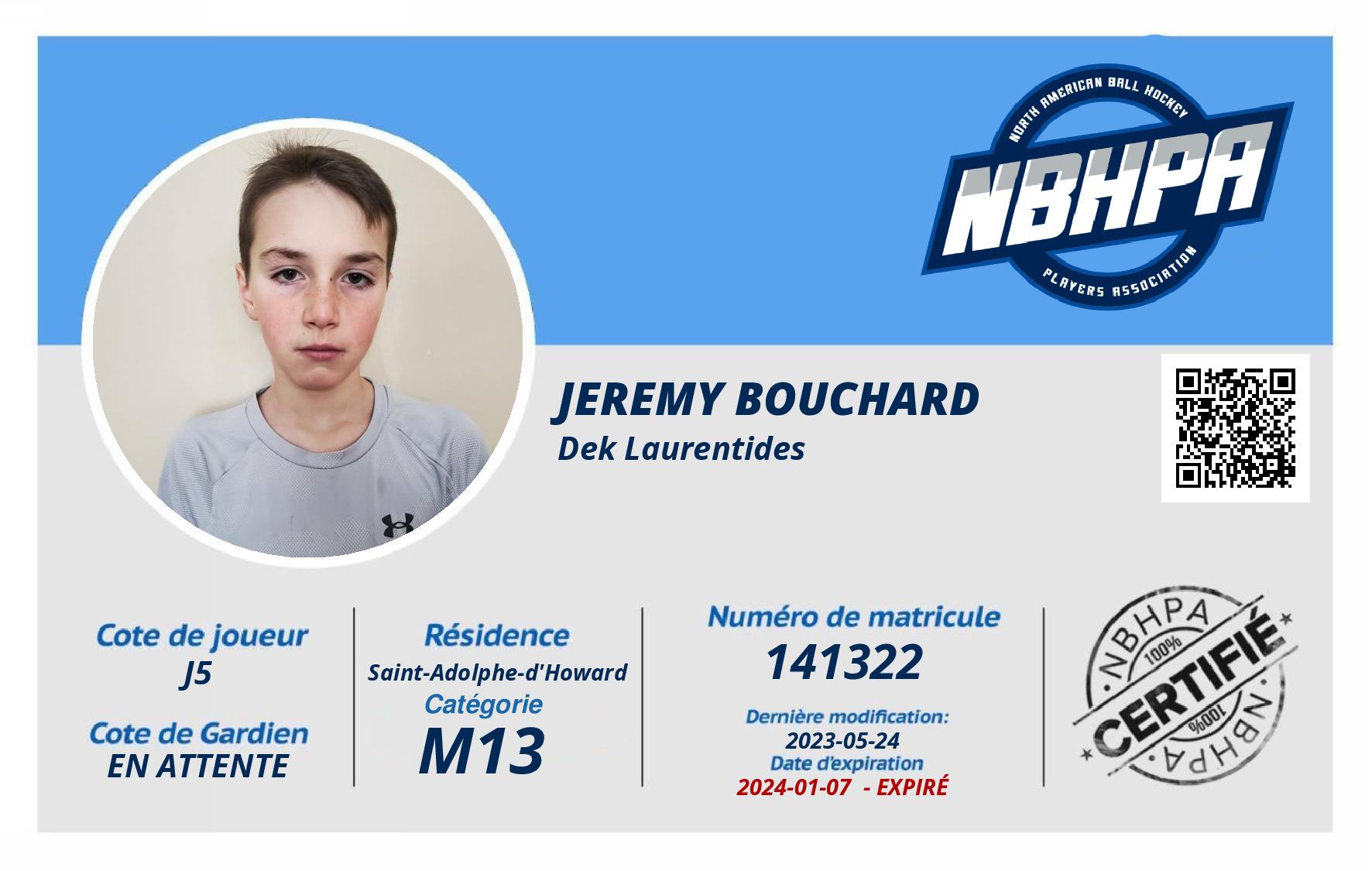 Jeremy Bouchard