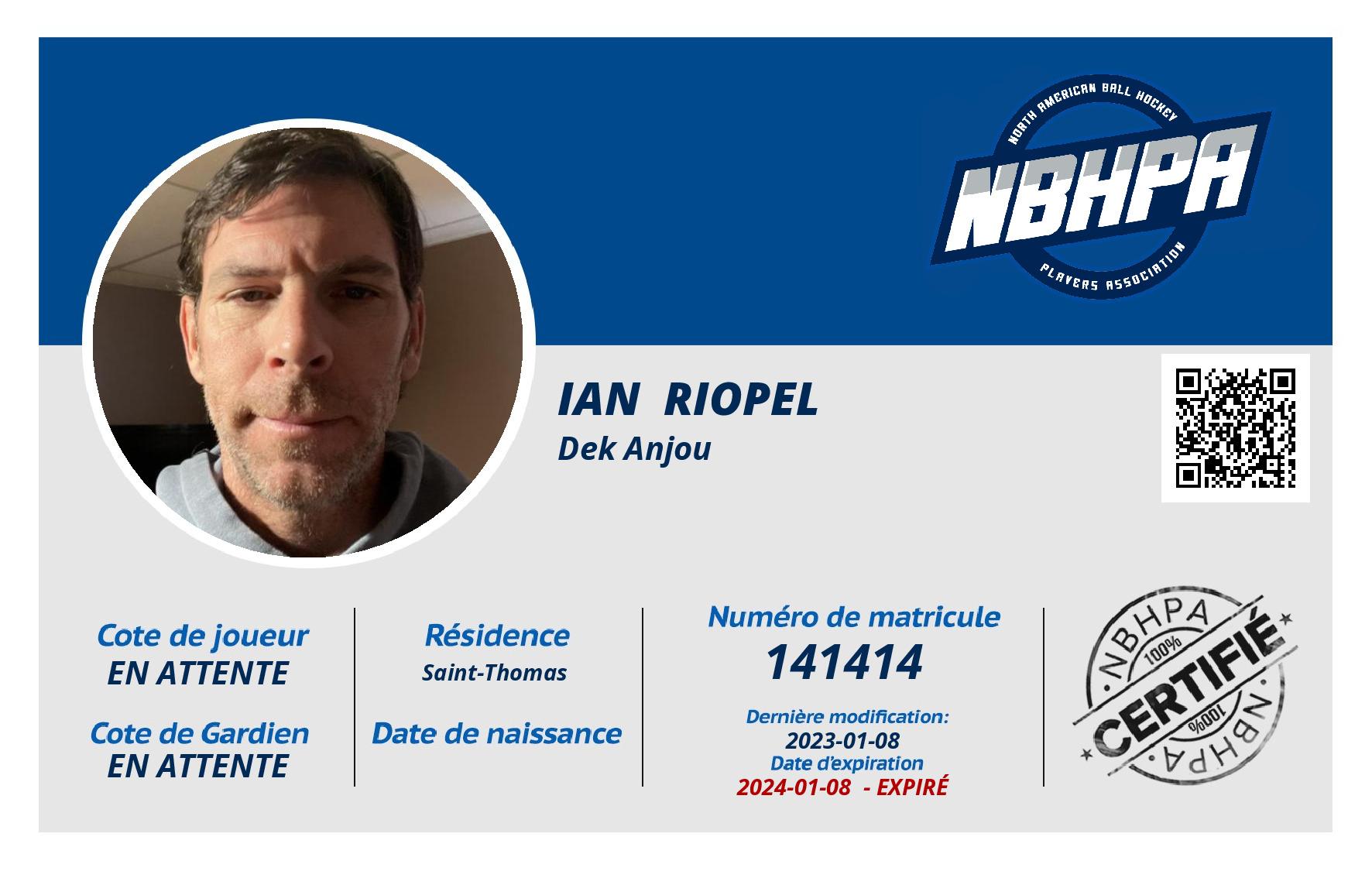 Ian  Riopel