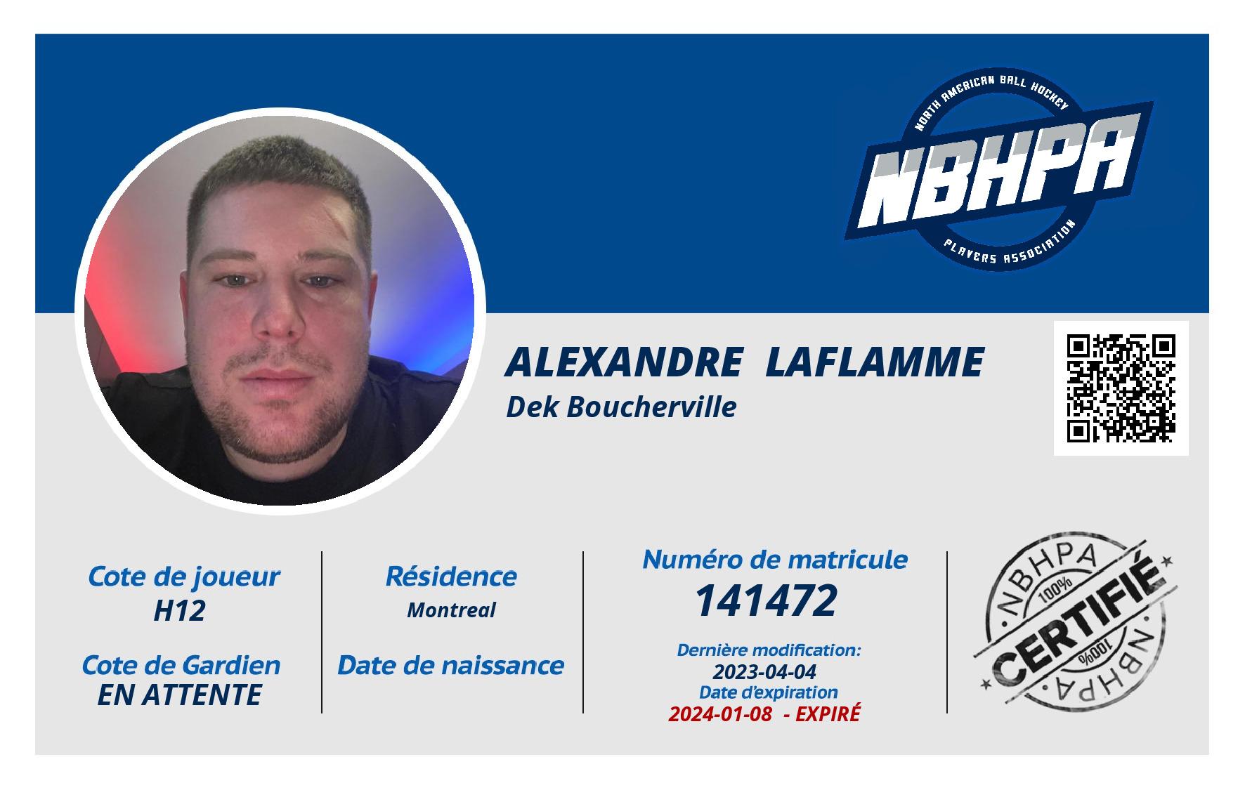 Alexandre  Laflamme 