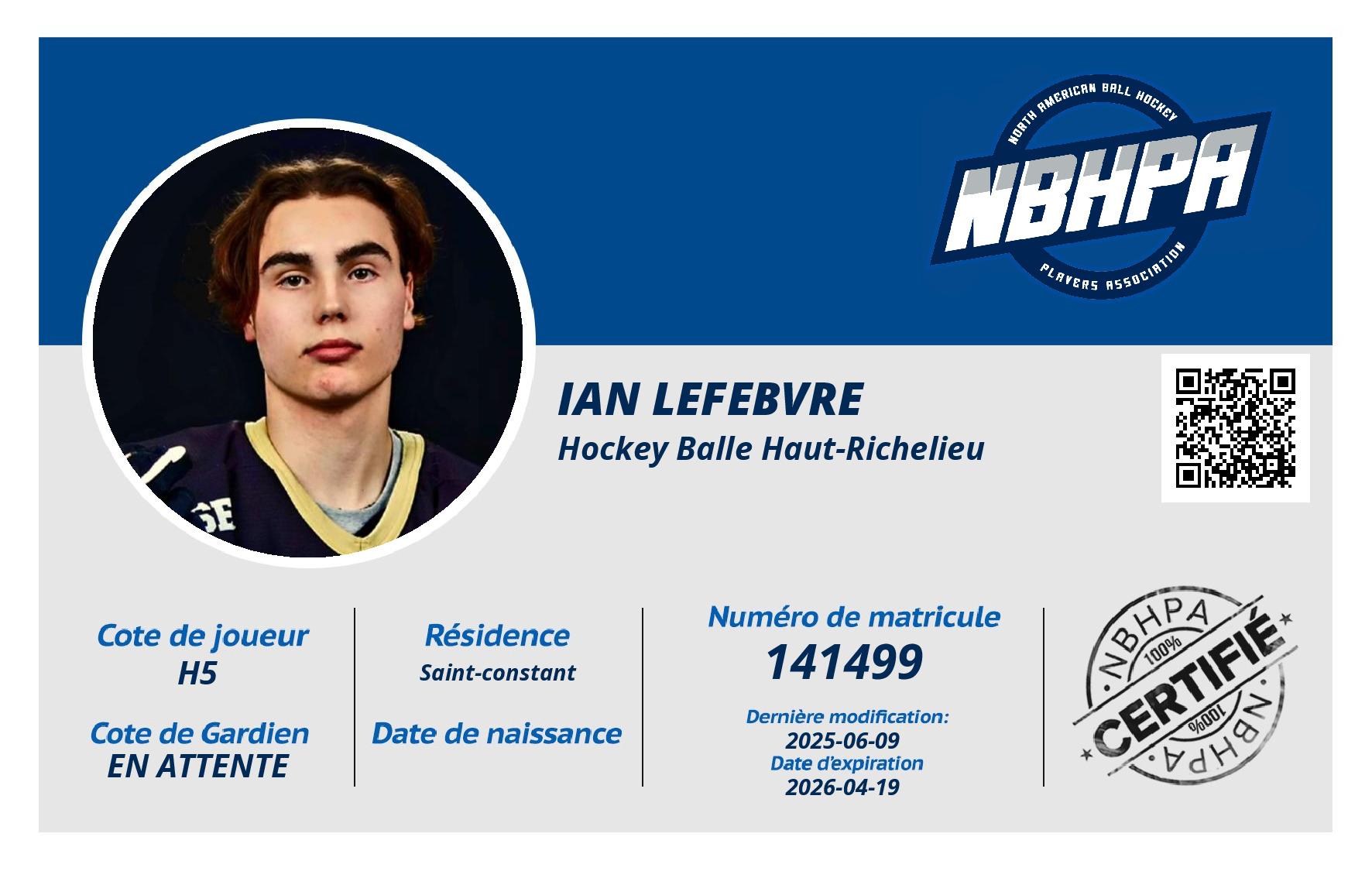 Ian Lefebvre