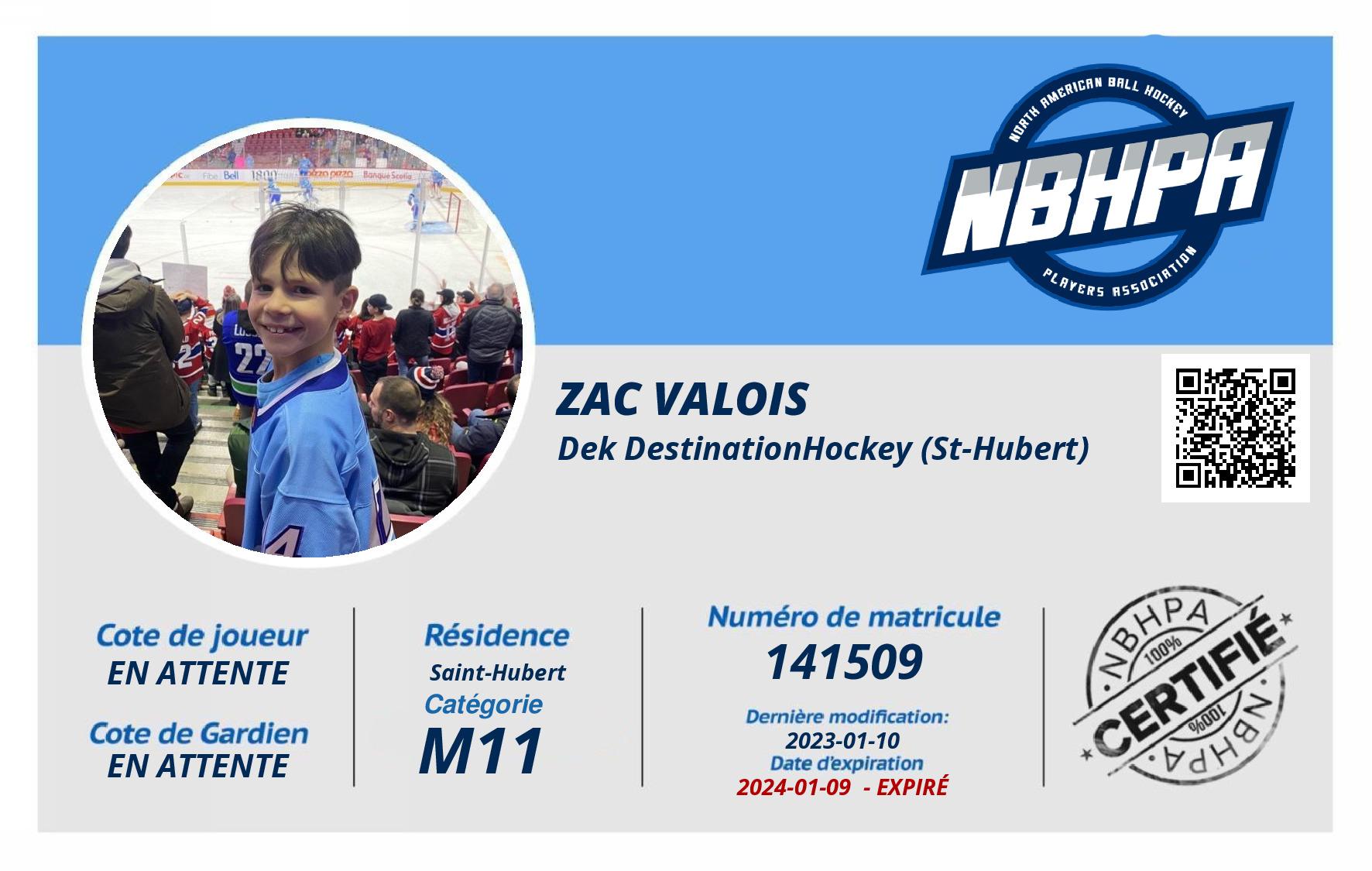 Zac Valois
