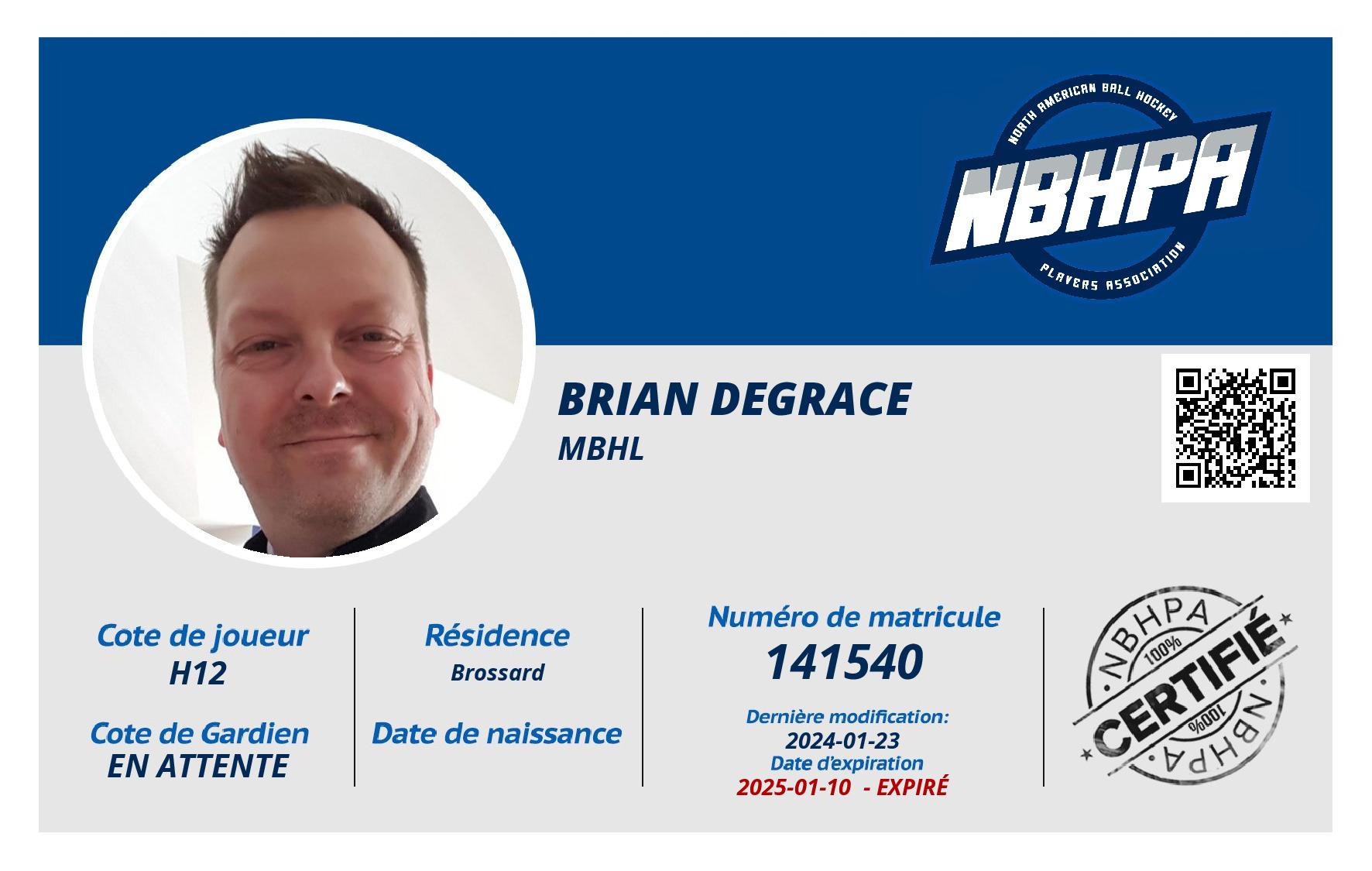 Brian Degrace
