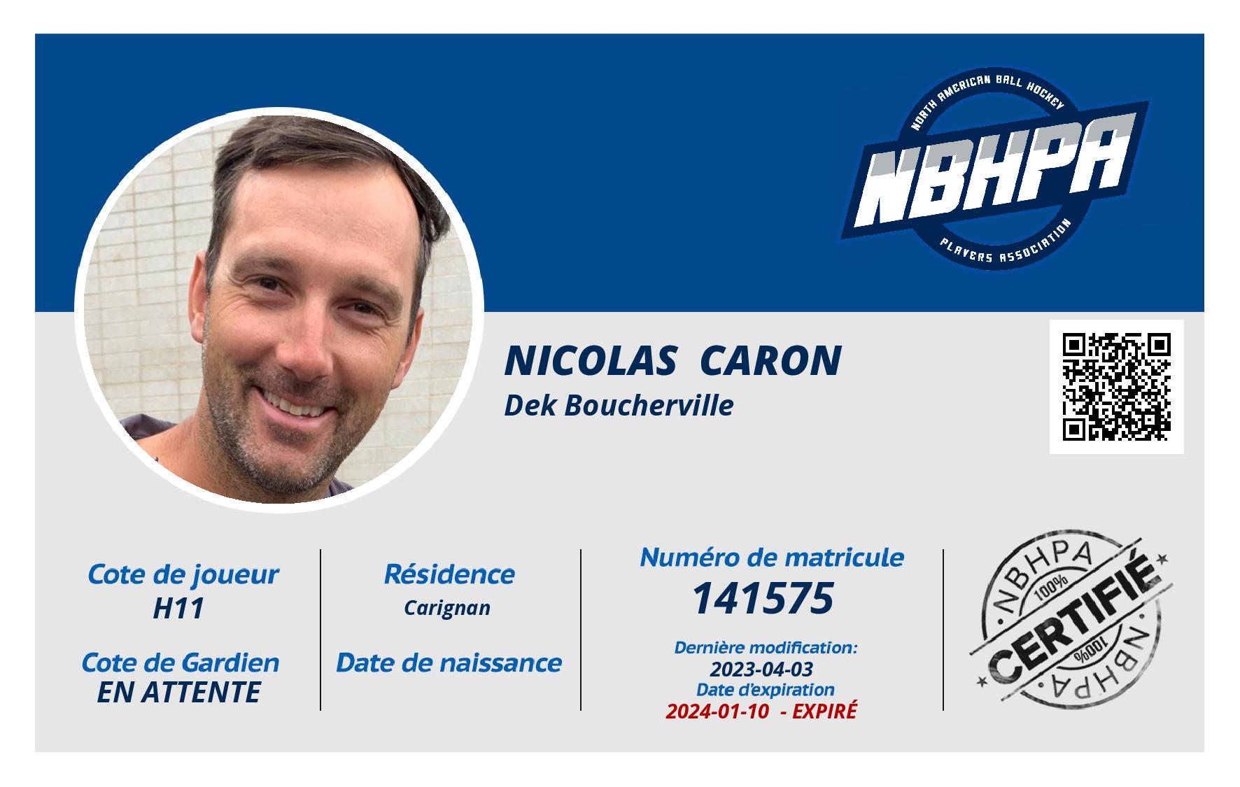 Nicolas  Caron