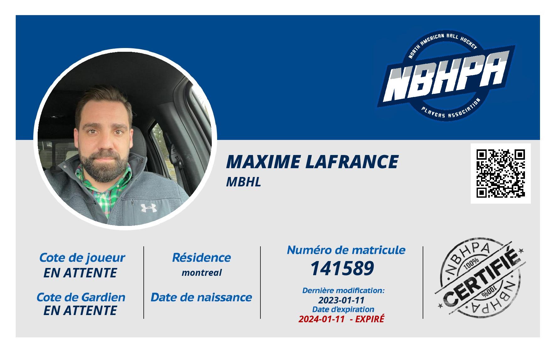 Maxime Lafrance